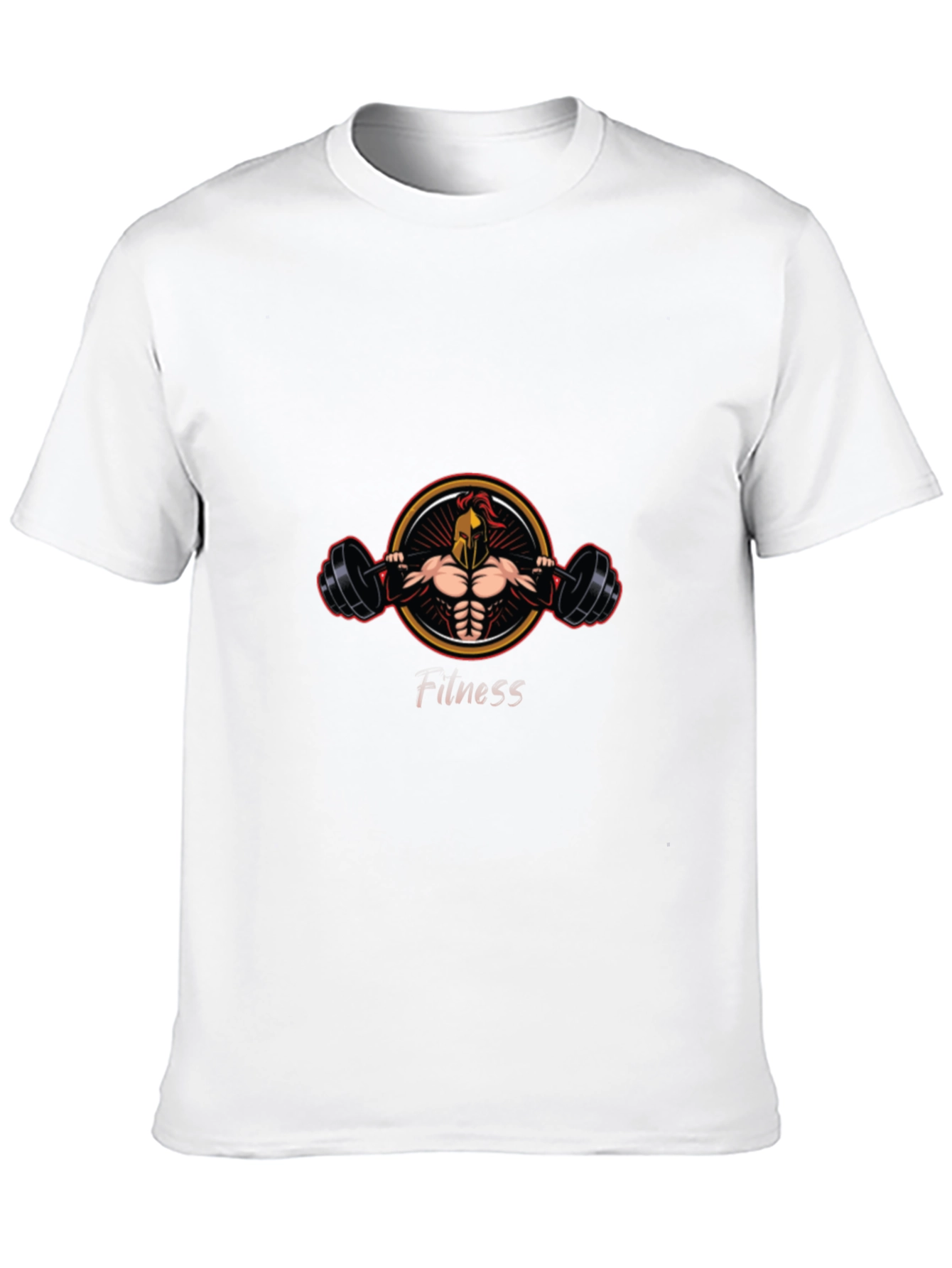 Spartan Fitness T-Shirt - Black Graphic Tee
