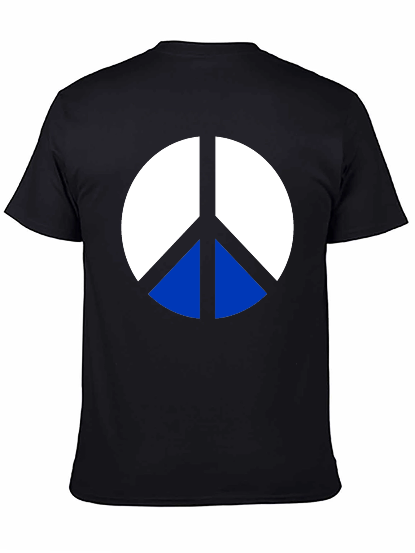 Peace Sign Graphic Tee - Classic Black T-Shirt