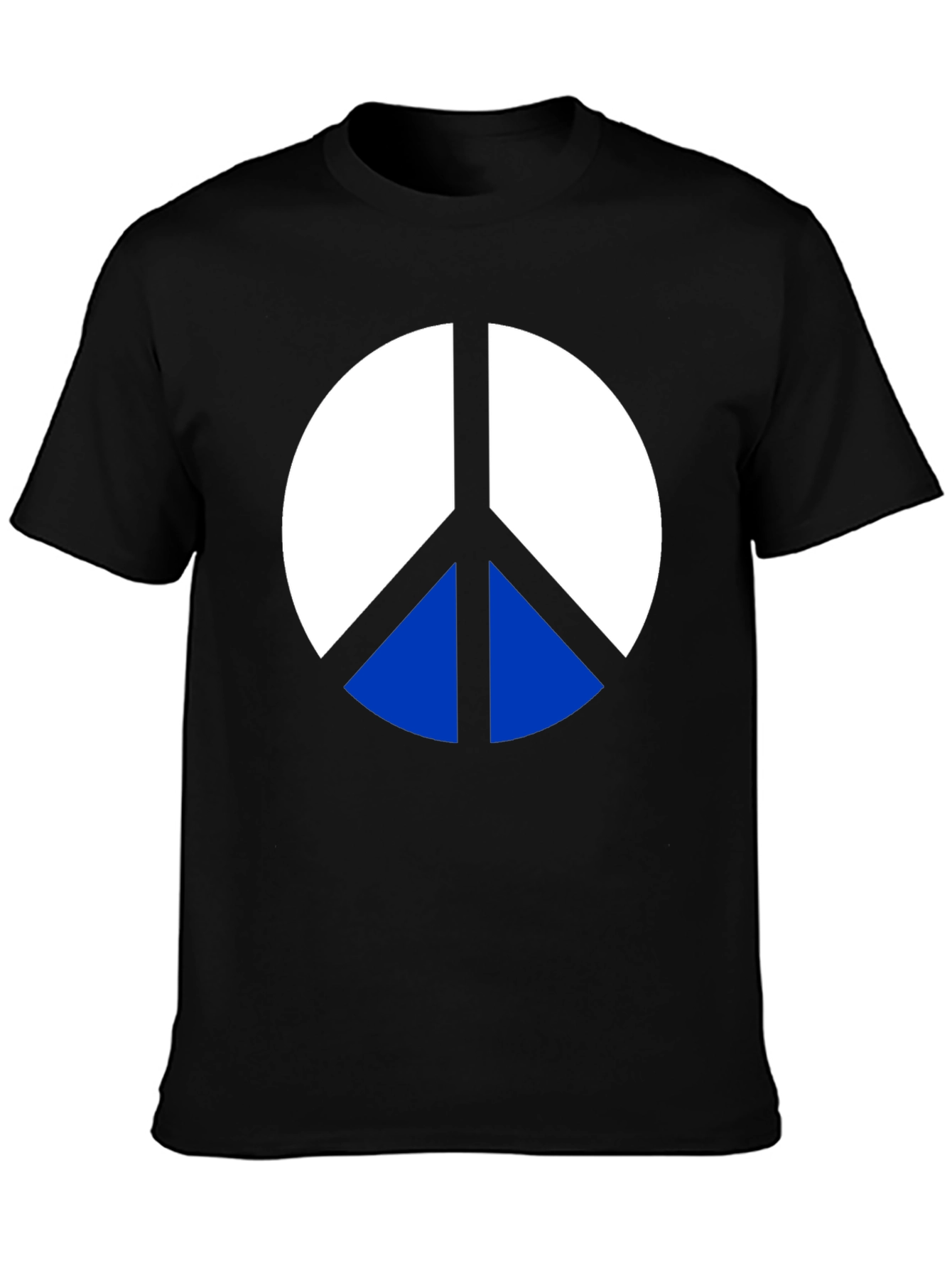 Peace Sign Graphic Tee - Classic Black T-Shirt