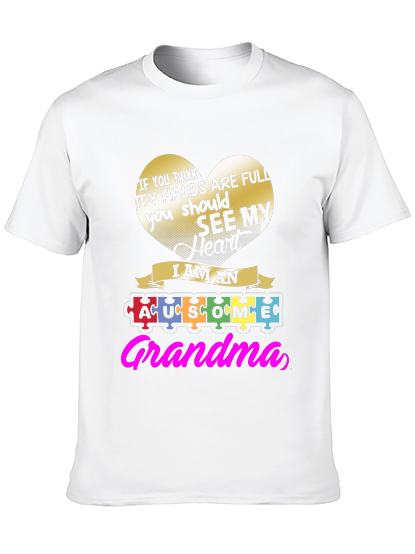 Autism Awareness Grandma T-Shirt
