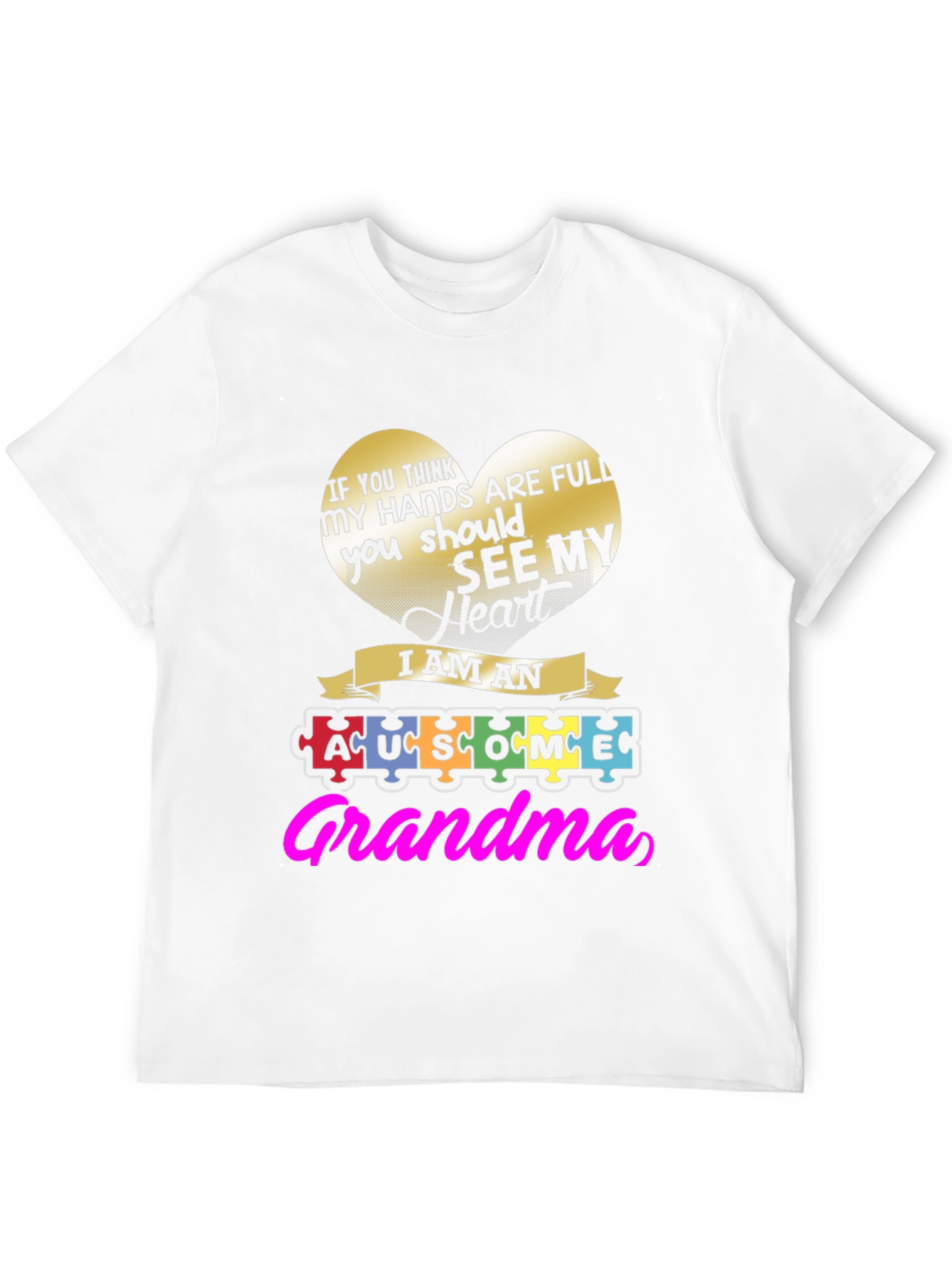 Autism Awareness Grandma T-Shirt