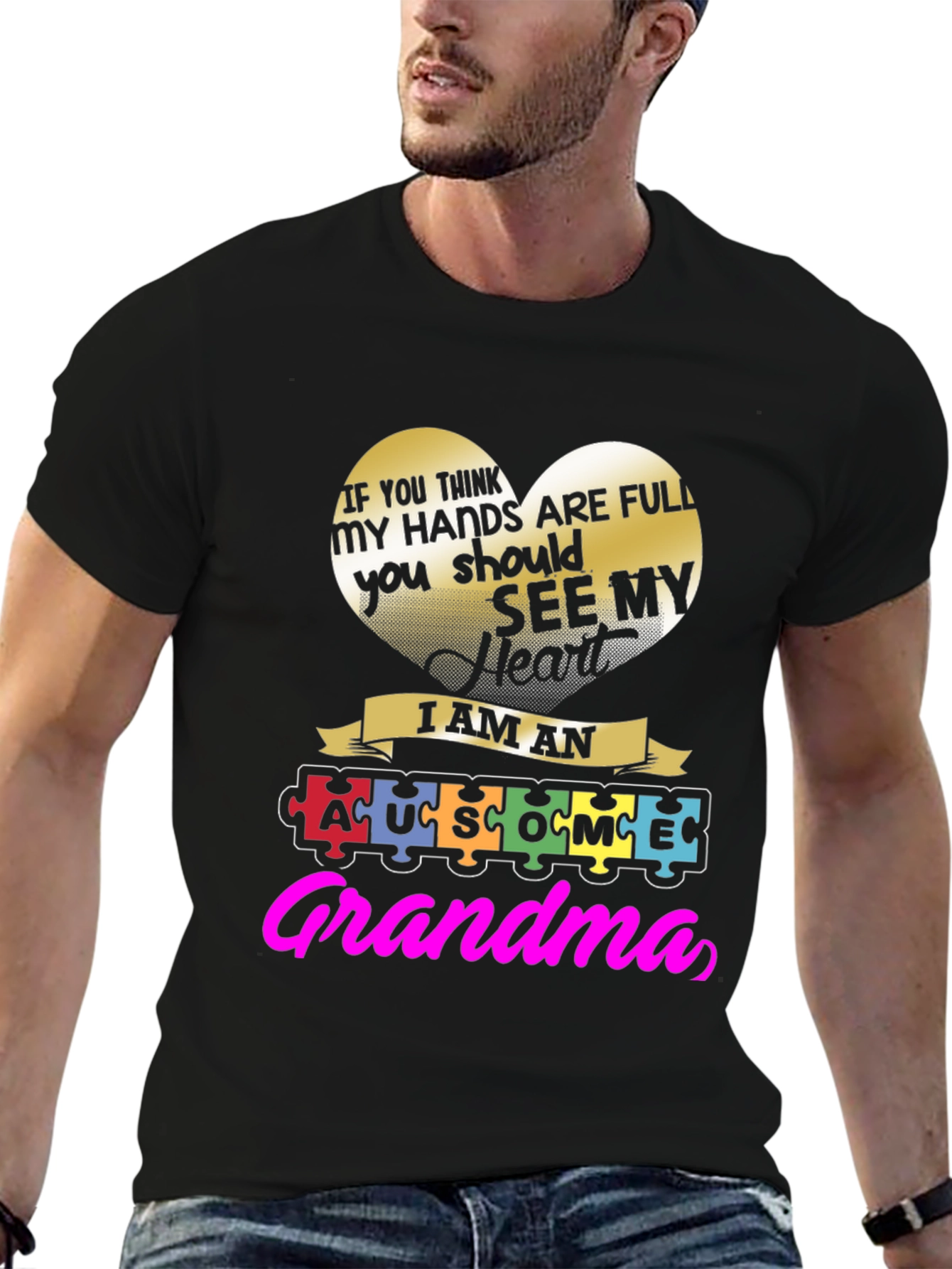 Autism Awareness Grandma T-Shirt