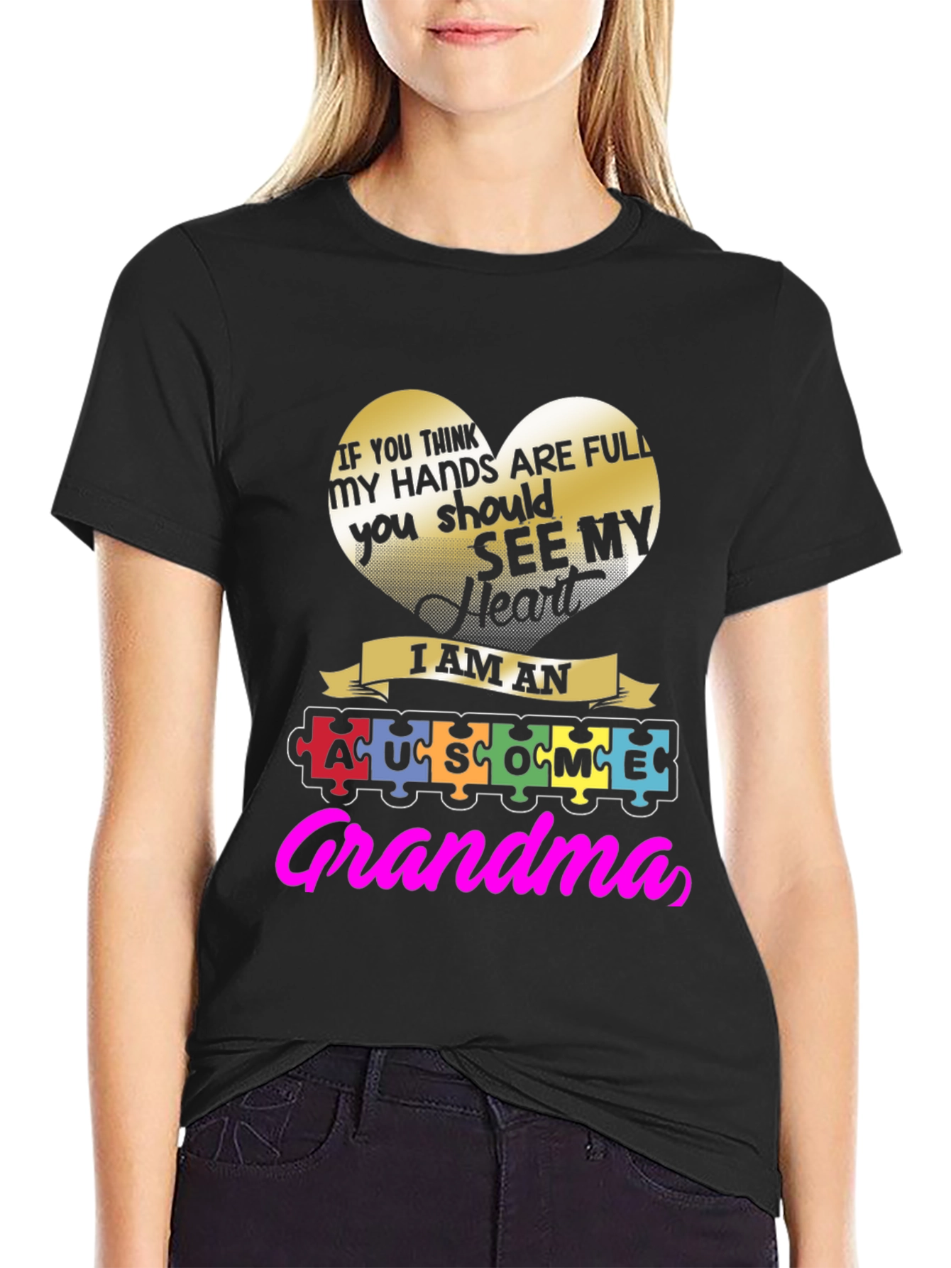 Autism Awareness Grandma T-Shirt