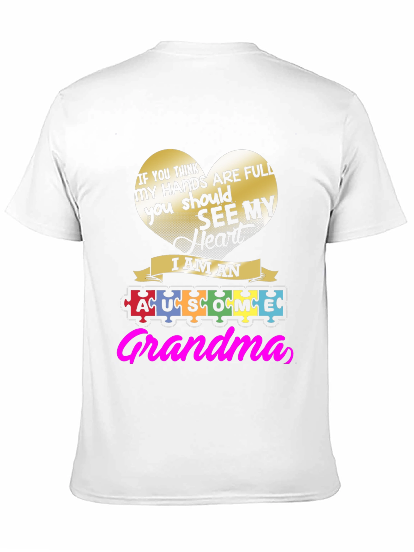Autism Awareness Grandma T-Shirt