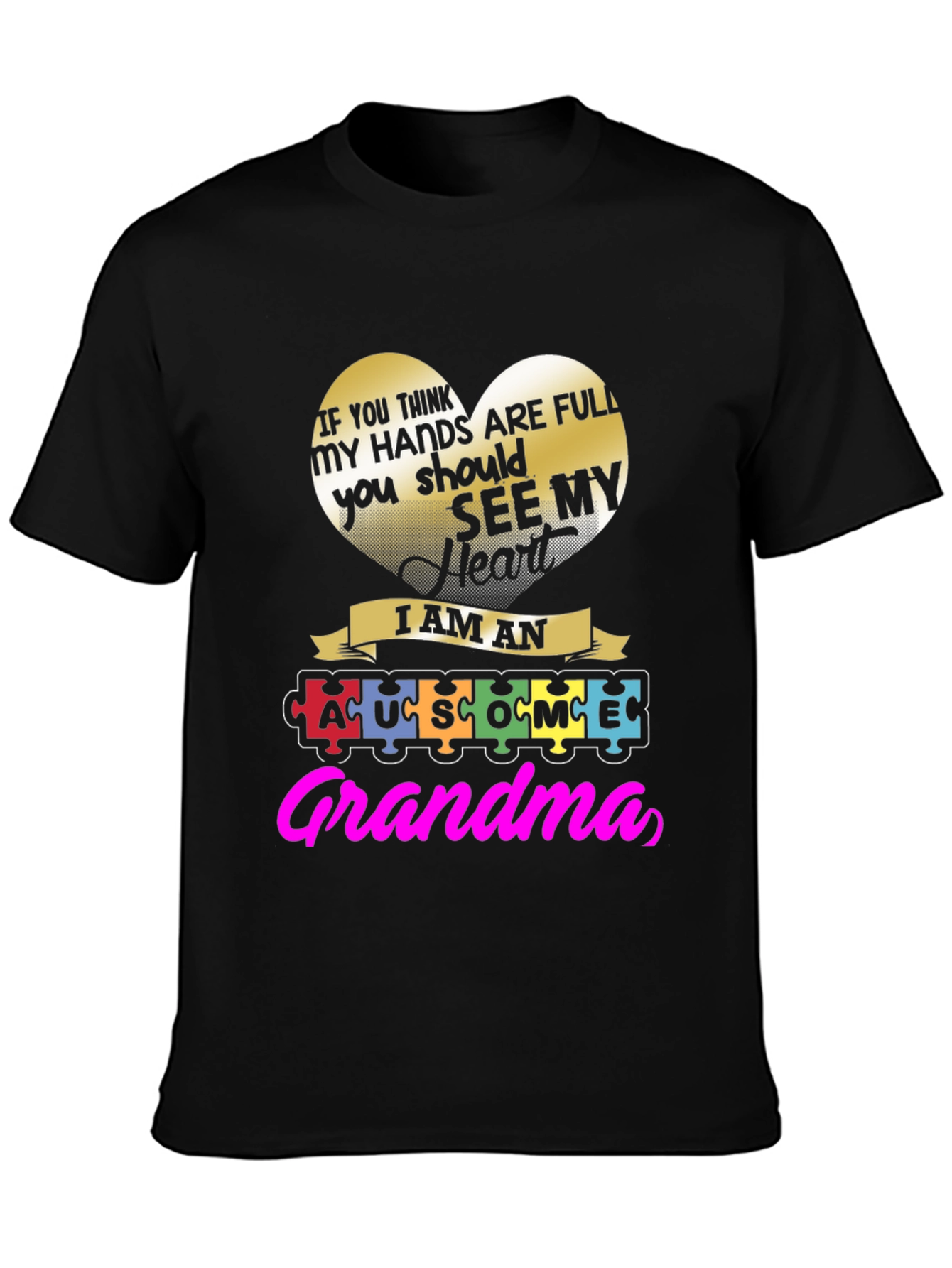 Autism Awareness Grandma T-Shirt