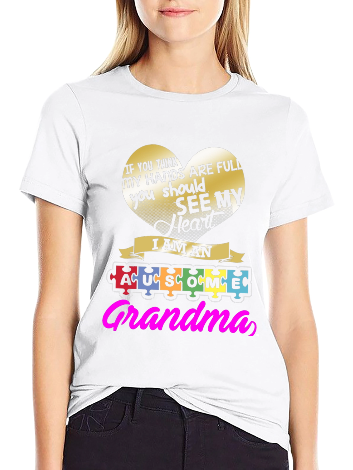 Autism Awareness Grandma T-Shirt