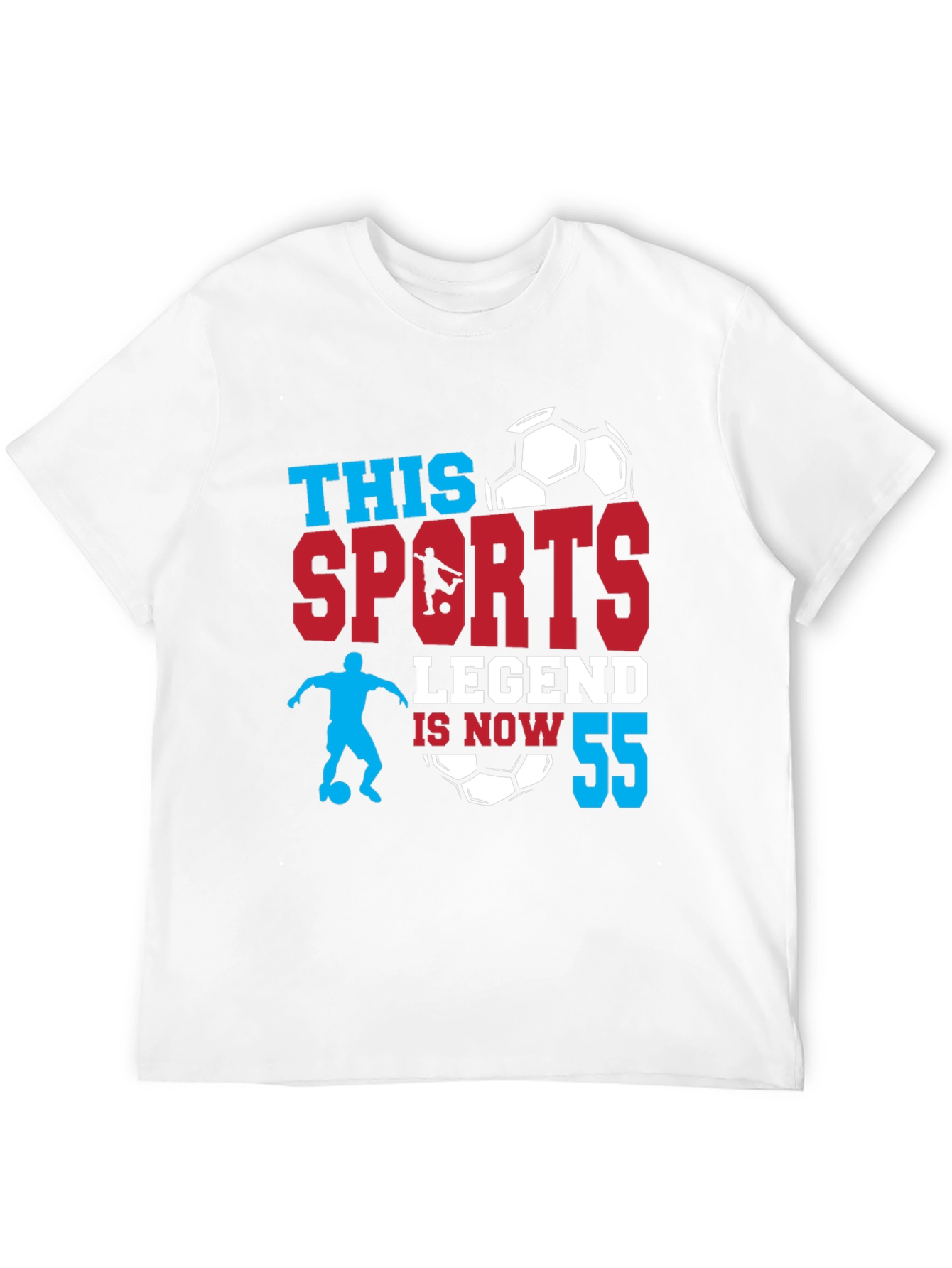 Sports Legend 55th Birthday Soccer T-Shirt