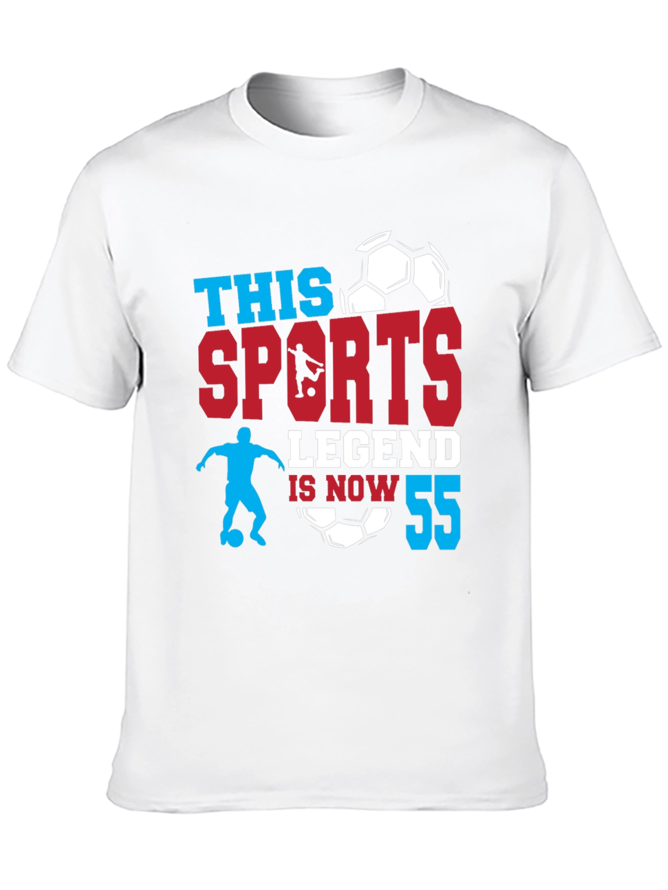 Sports Legend 55th Birthday Soccer T-Shirt