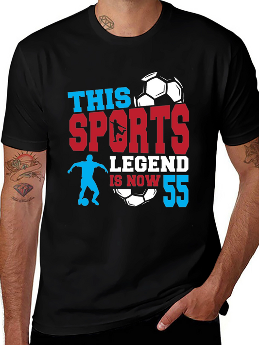 Sports Legend 55th Birthday Soccer T-Shirt