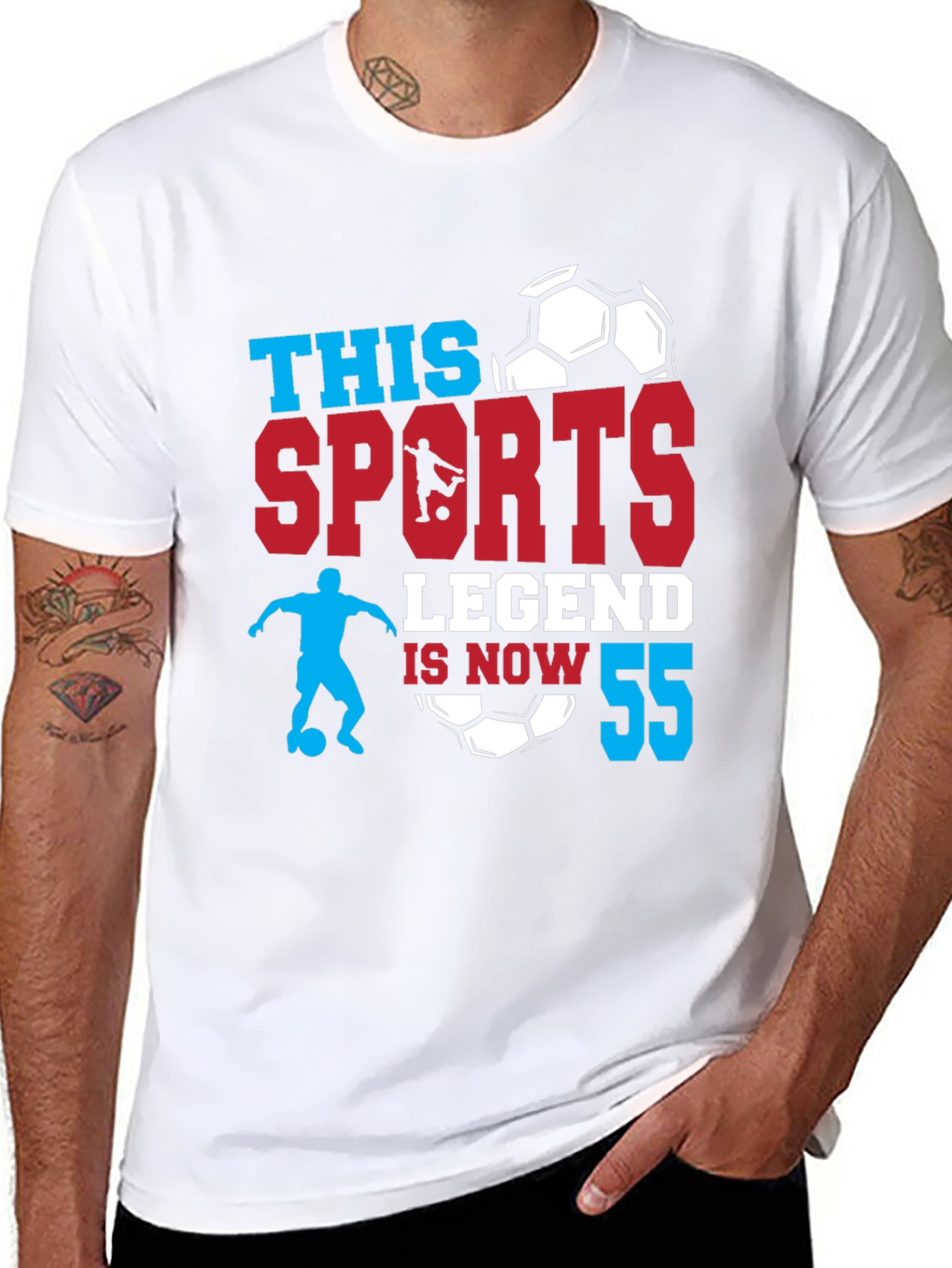 Sports Legend 55th Birthday Soccer T-Shirt