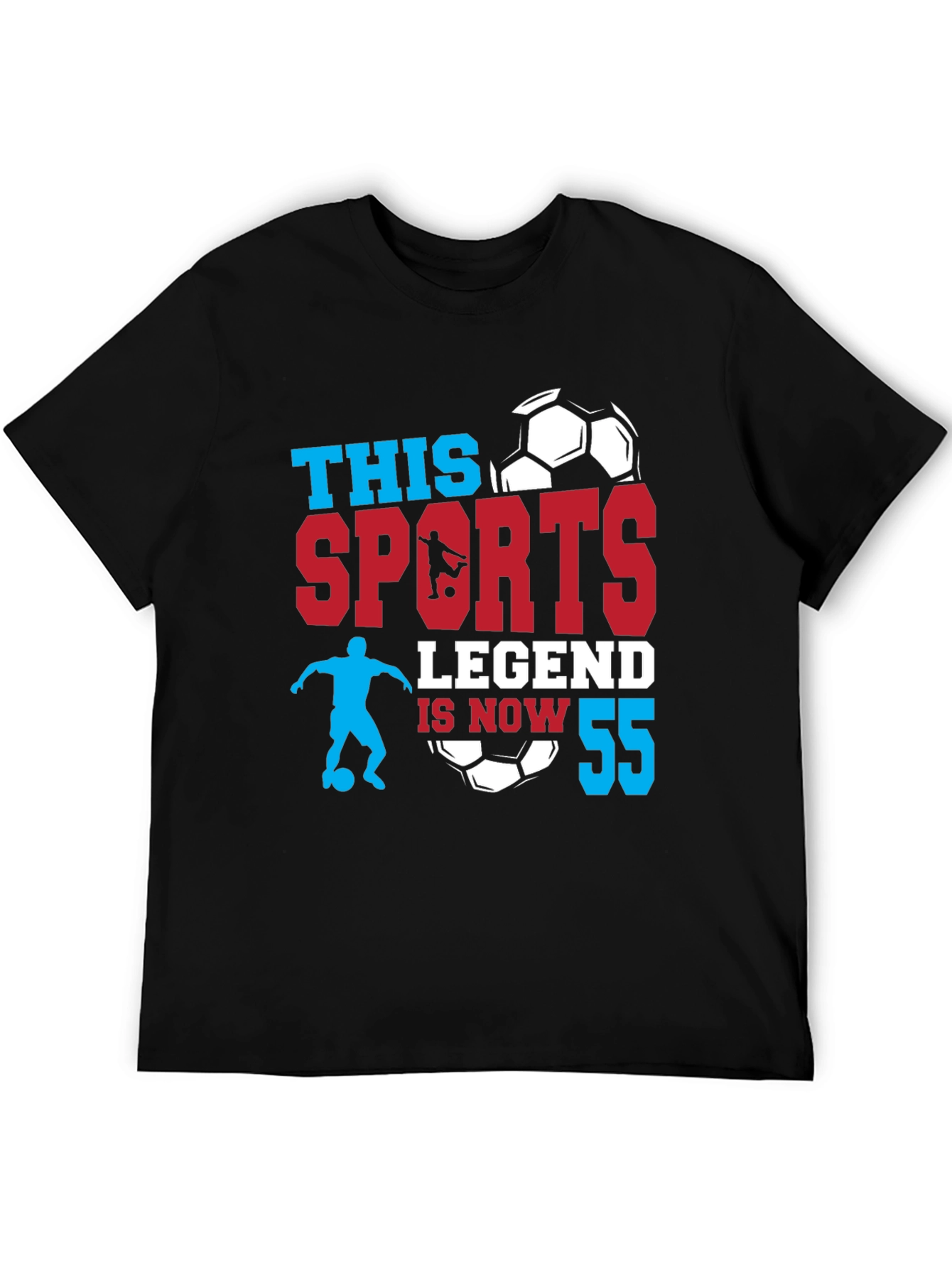 Sports Legend 55th Birthday Soccer T-Shirt