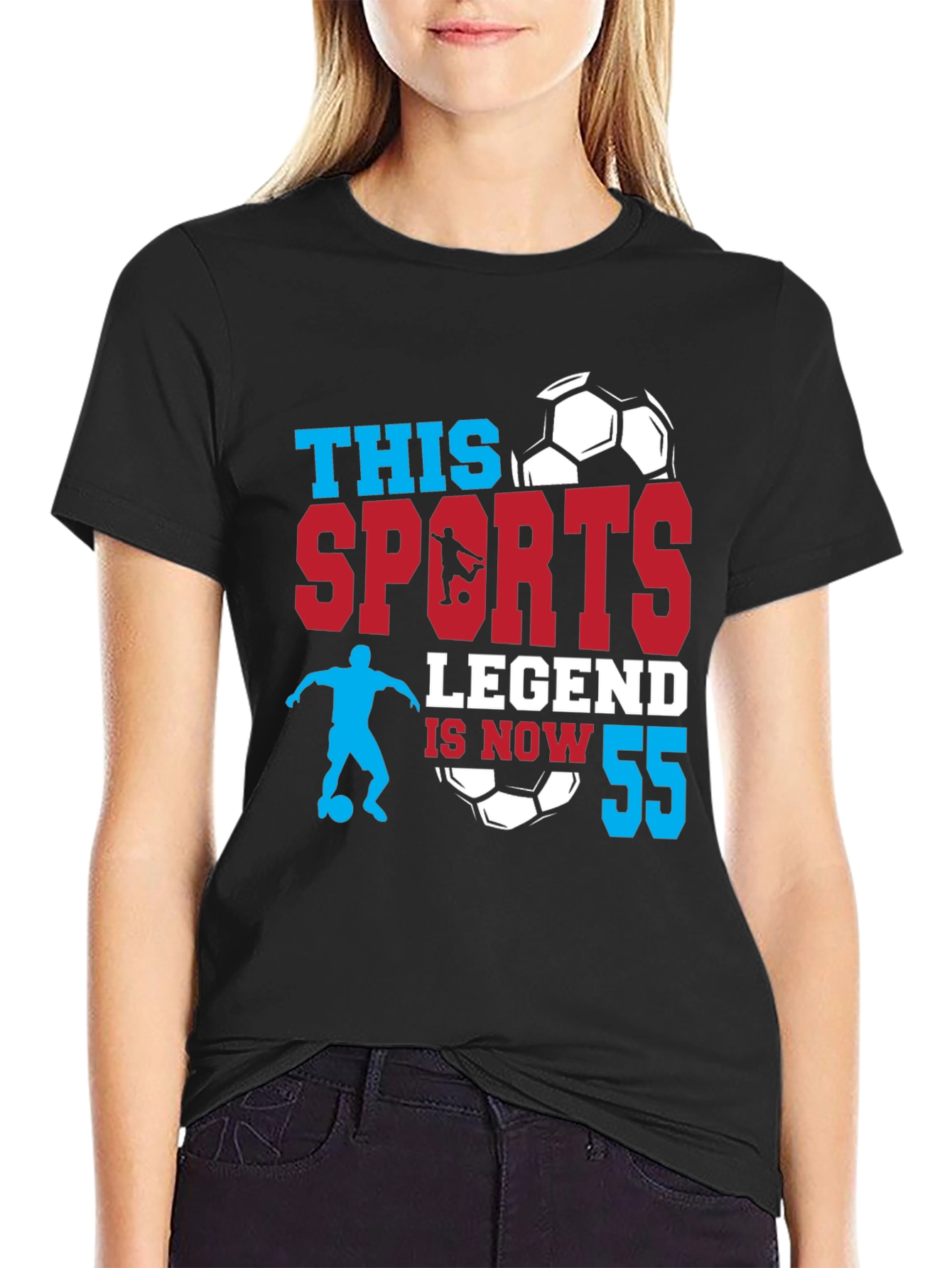 Sports Legend 55th Birthday Soccer T-Shirt