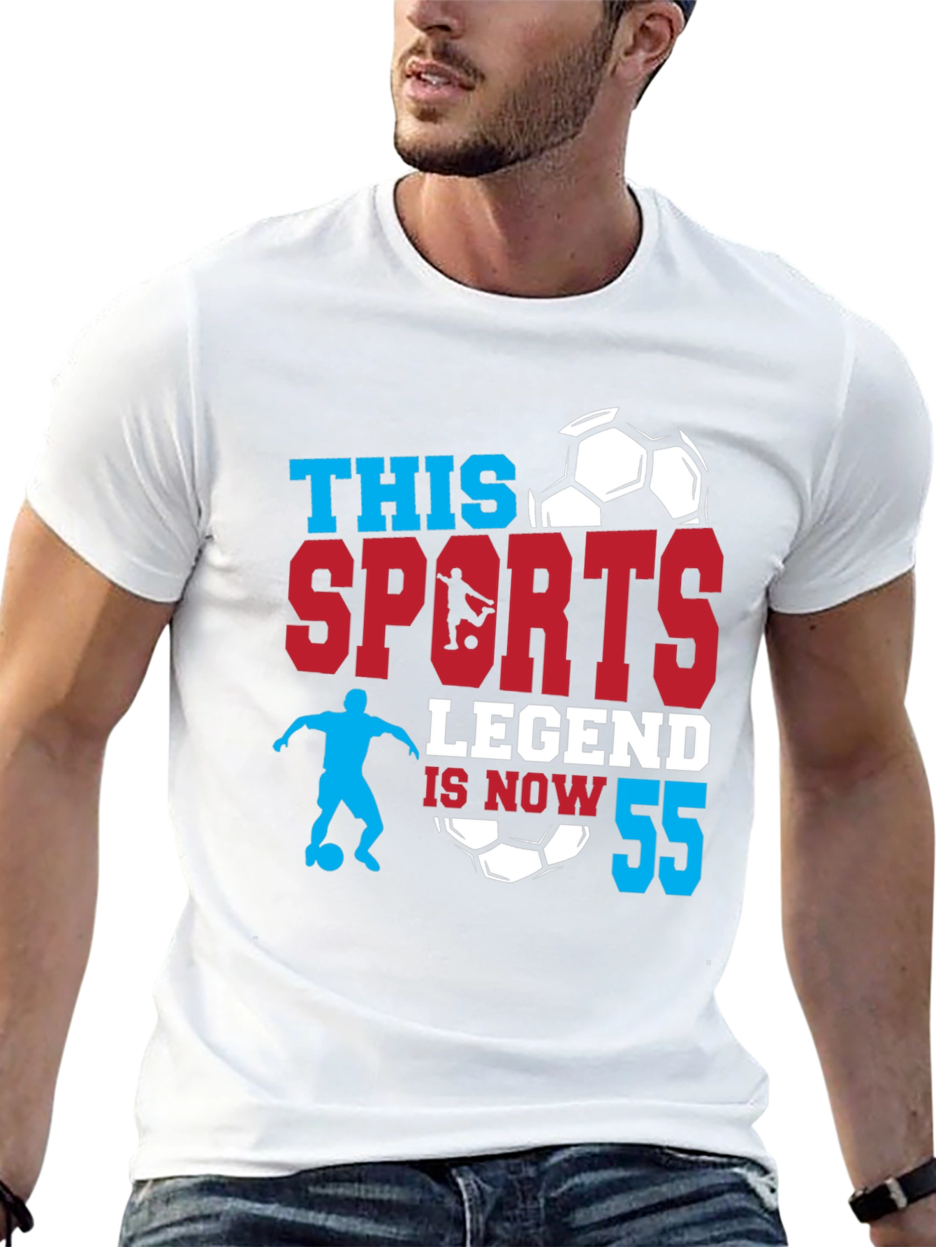 Sports Legend 55th Birthday Soccer T-Shirt