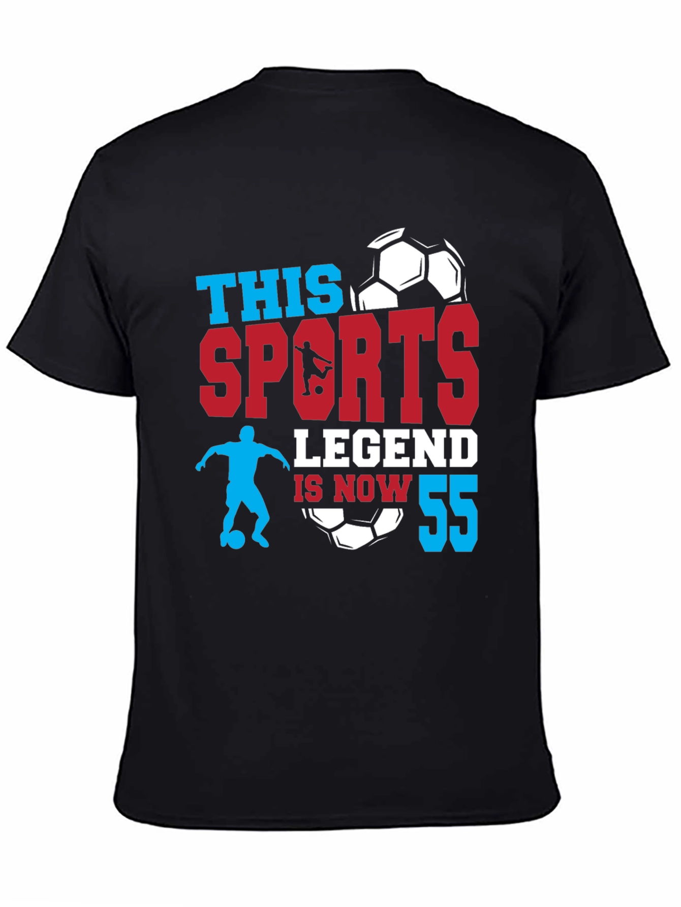 Sports Legend 55th Birthday Soccer T-Shirt