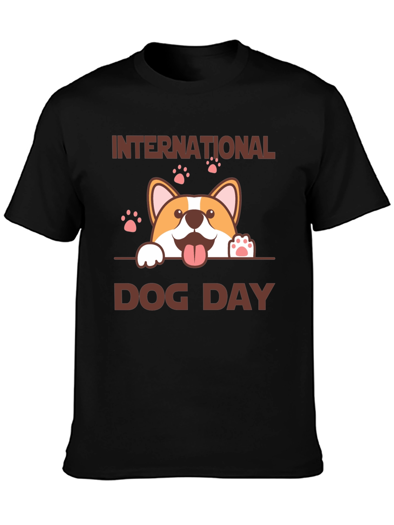 International Dog Day Corgi Graphic Tee