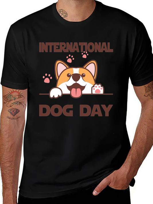 International Dog Day Corgi Graphic Tee