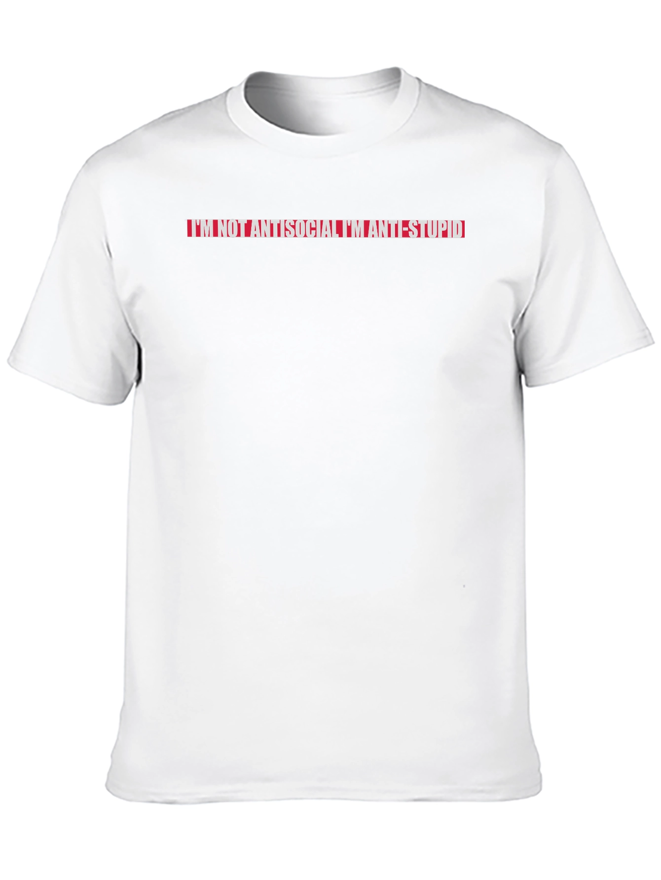Anti-Stupid Graphic Tee - Bold Statement Shirt