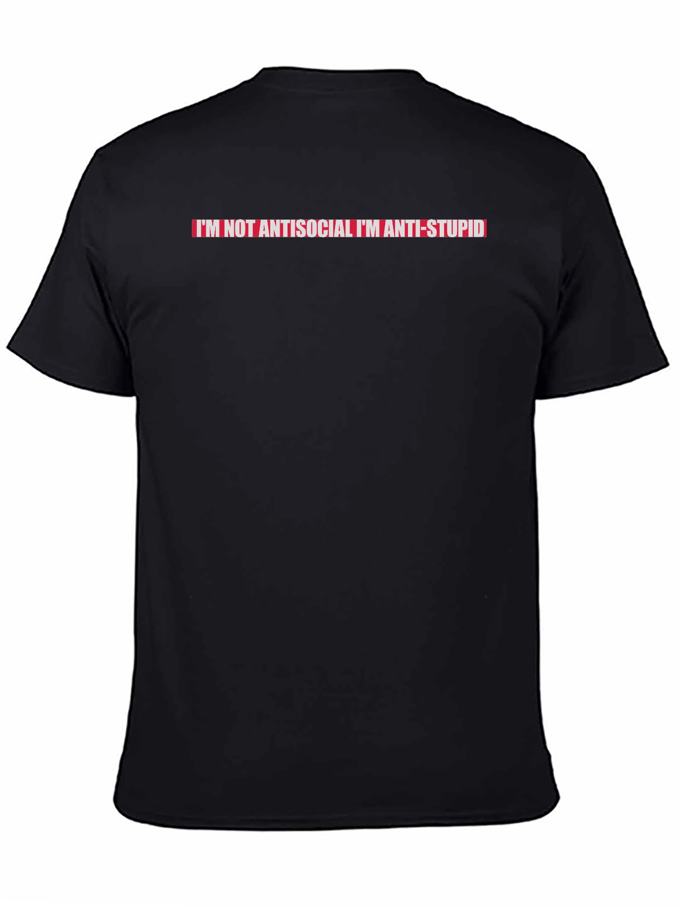 Anti-Stupid Graphic Tee - Bold Statement Shirt
