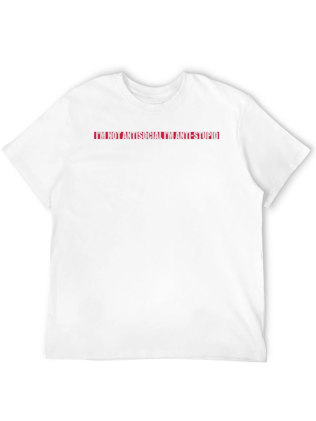 Anti-Stupid Graphic Tee - Bold Statement Shirt
