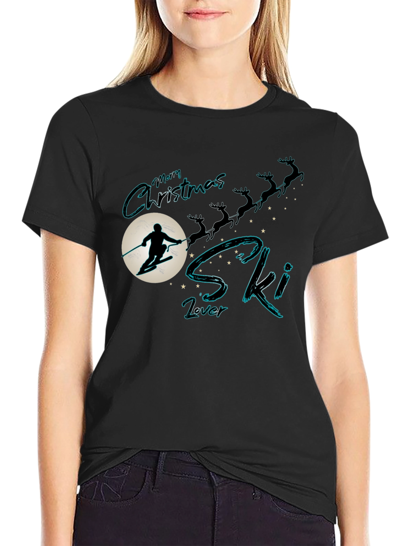 Christmas Ski Lover T-Shirt