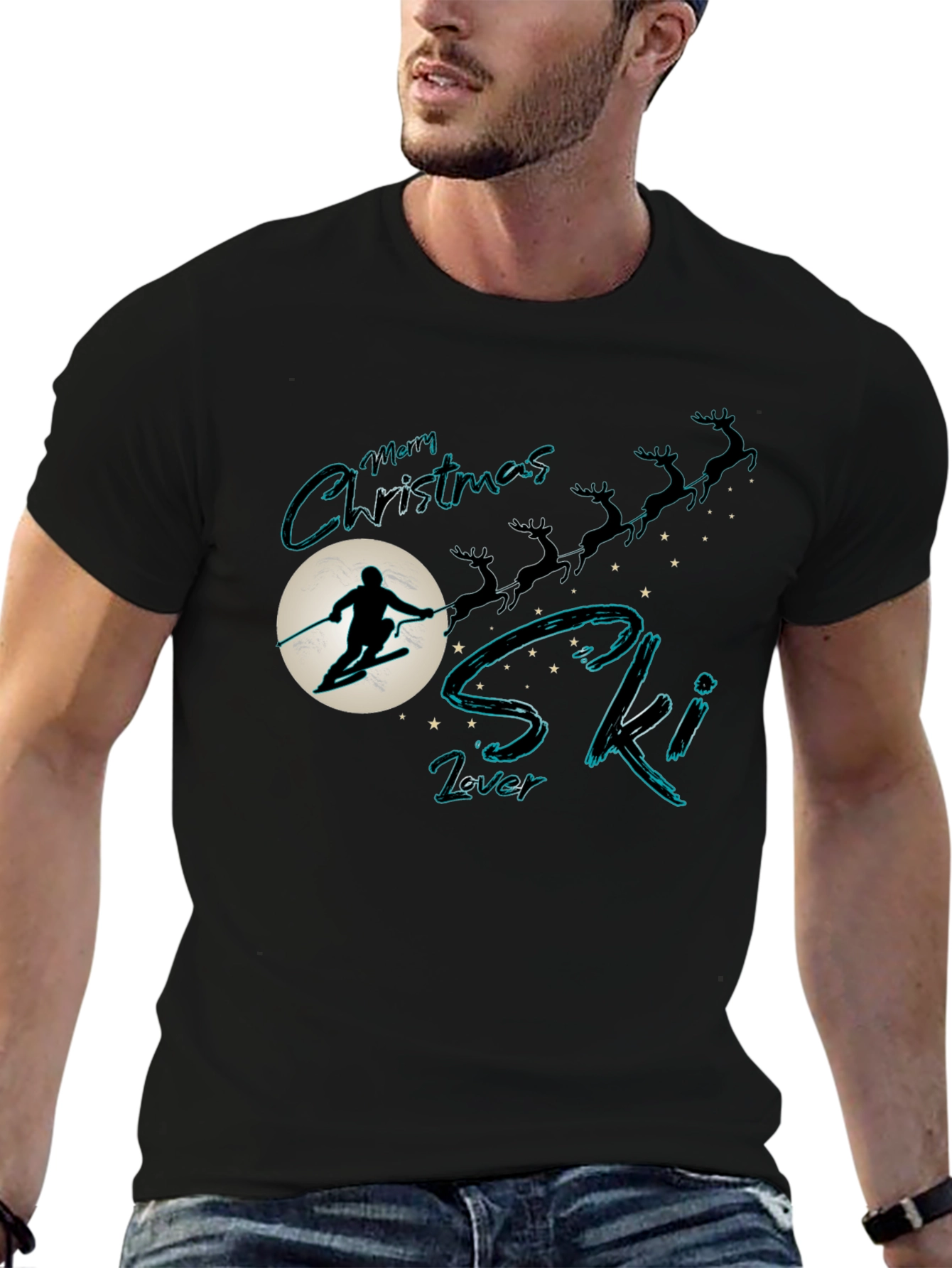 Christmas Ski Lover T-Shirt