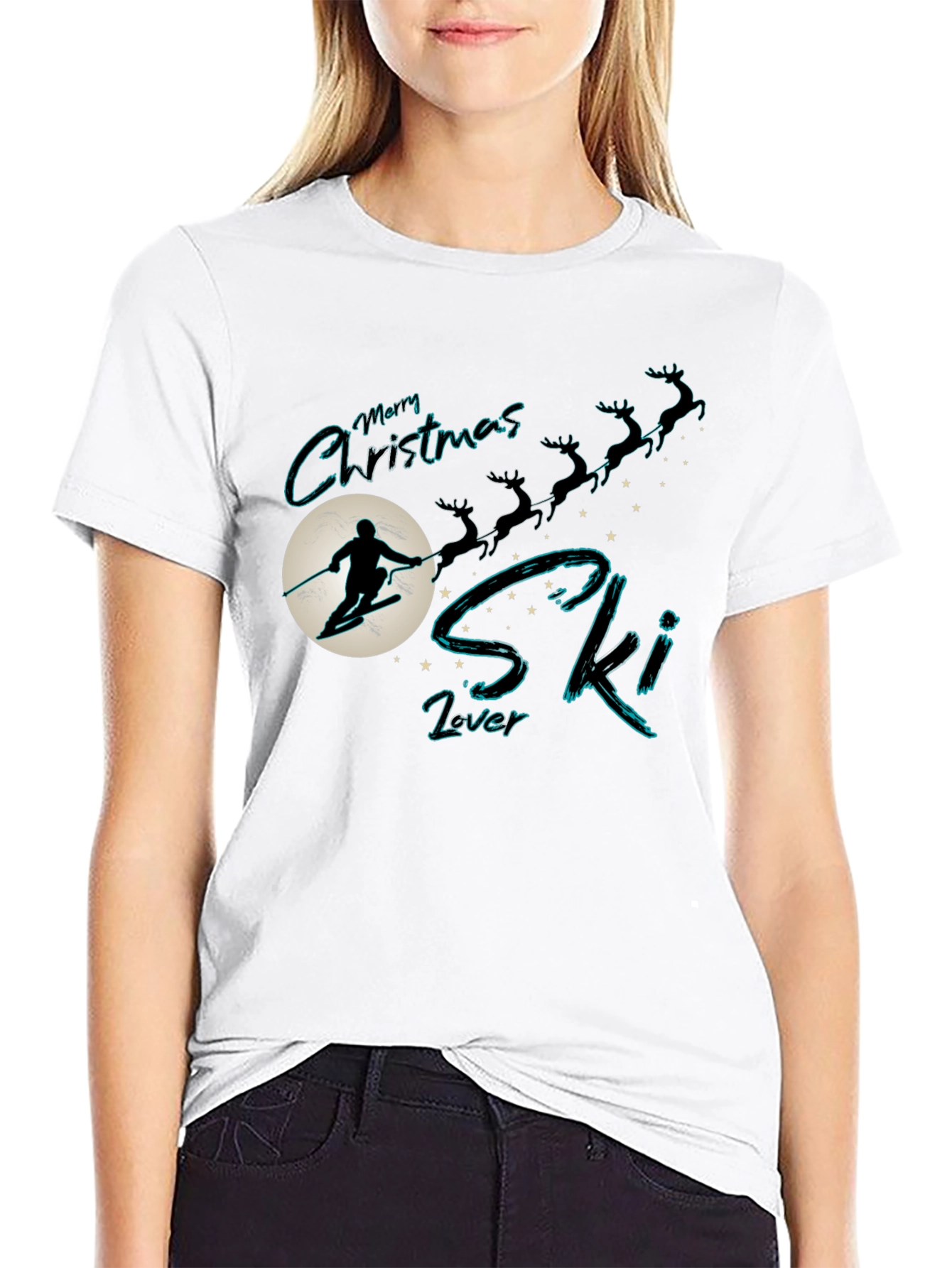 Christmas Ski Lover T-Shirt