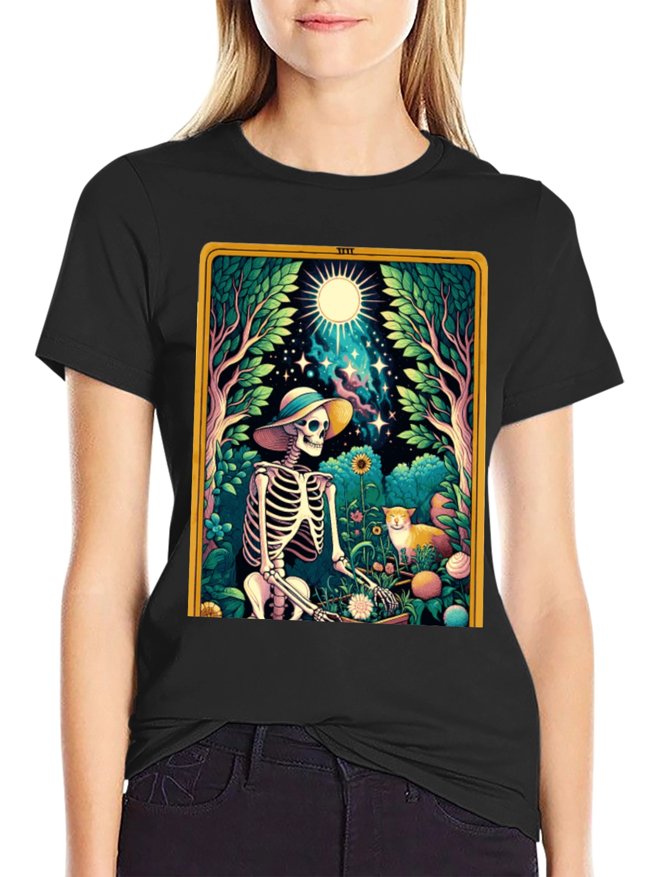 Skeleton Gardener Graphic Tee