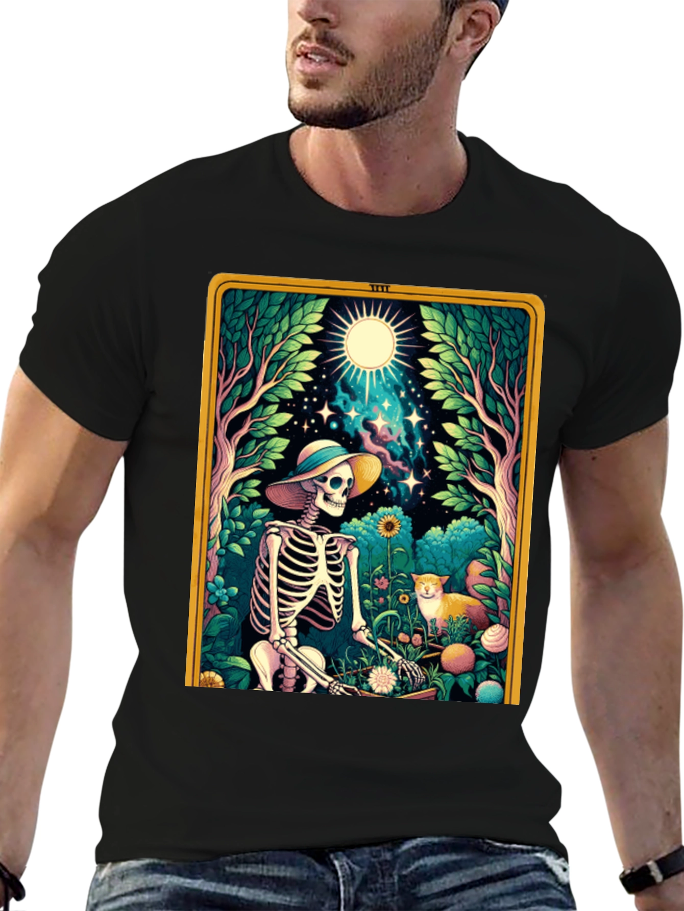 Skeleton Gardener Graphic Tee