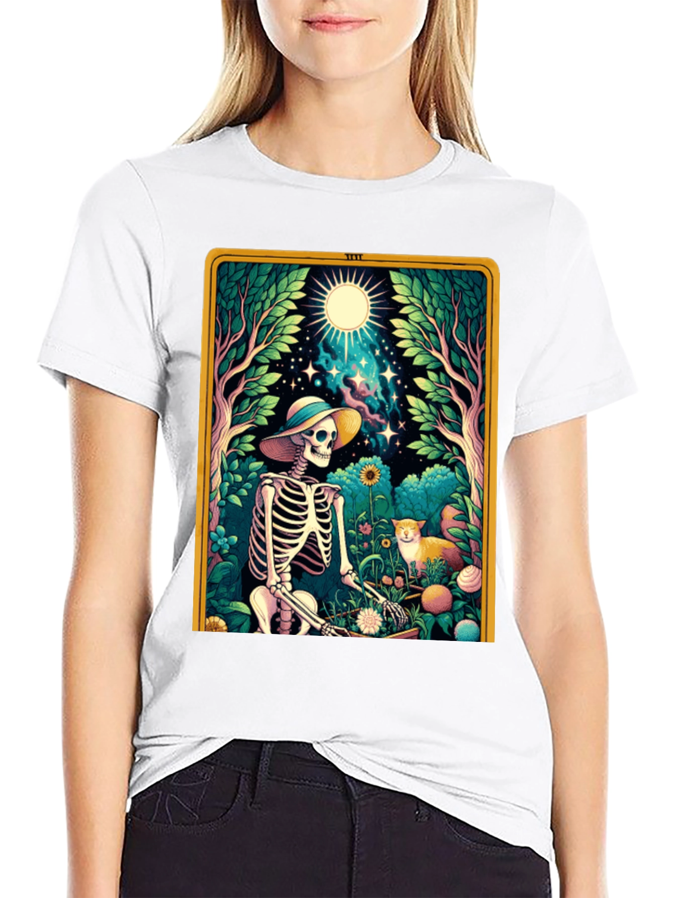 Skeleton Gardener Graphic Tee