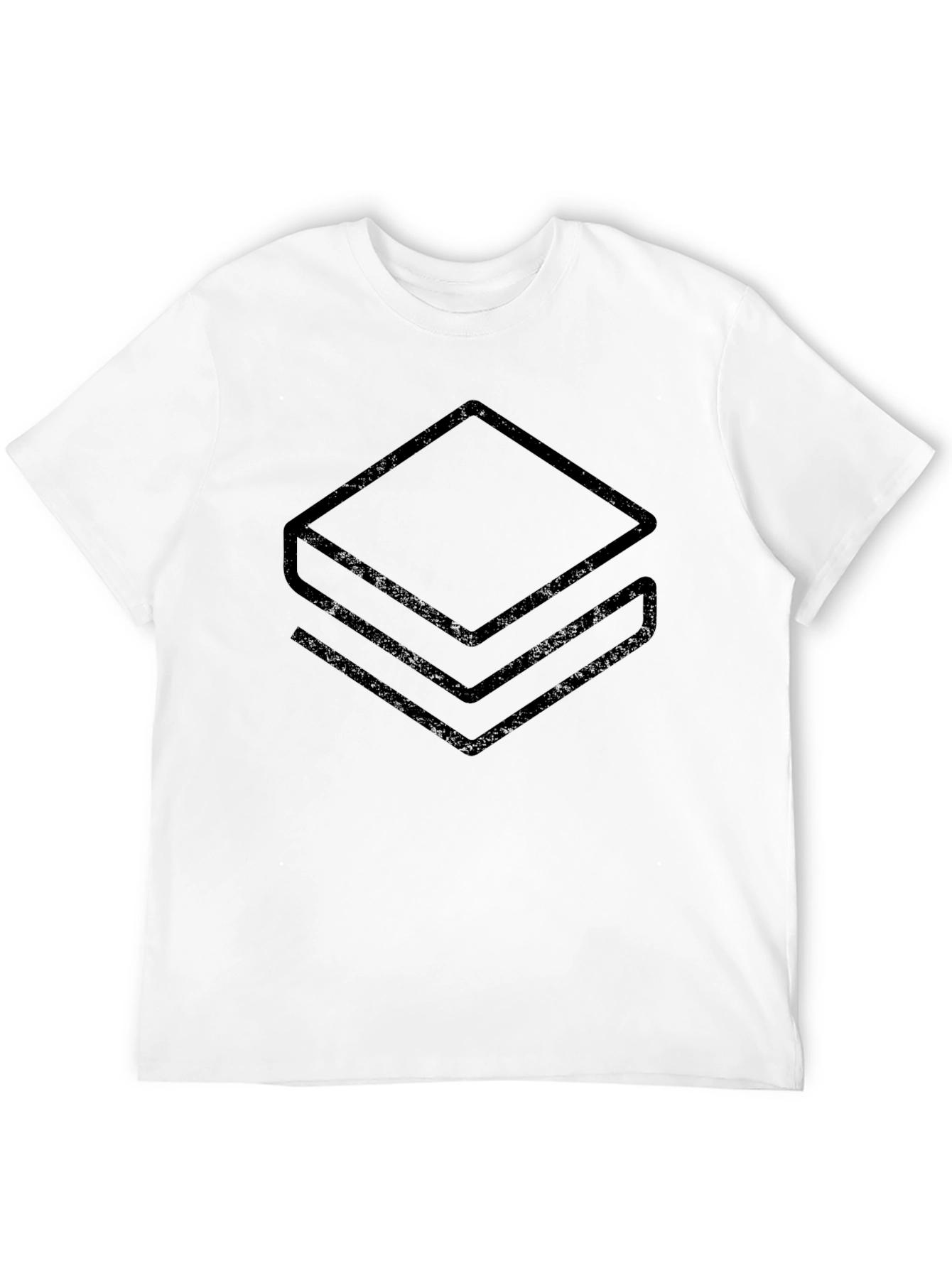 Minimalist Geometric Stacked T-Shirt