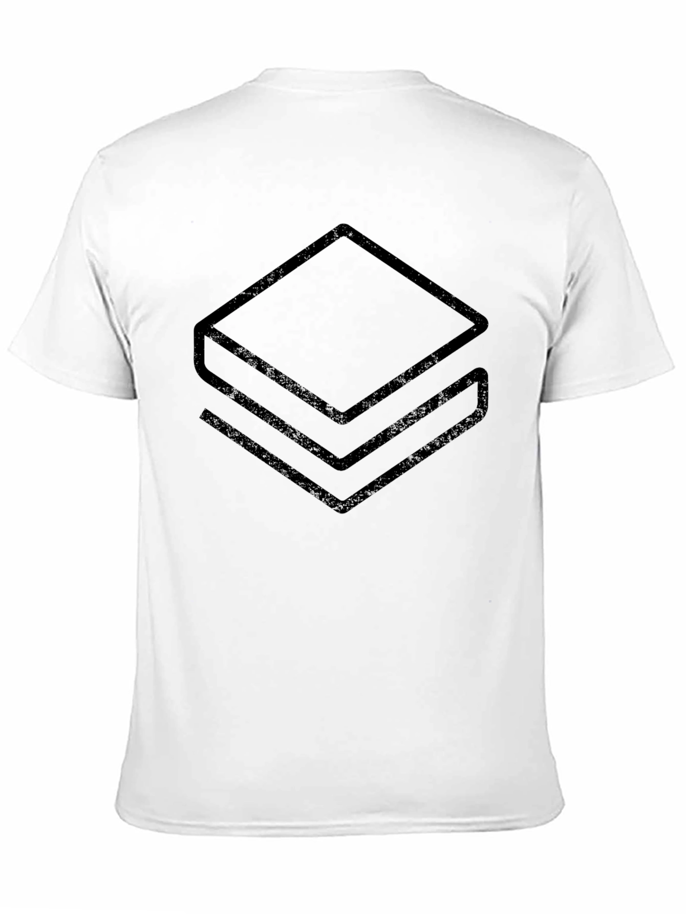 Minimalist Geometric Stacked T-Shirt