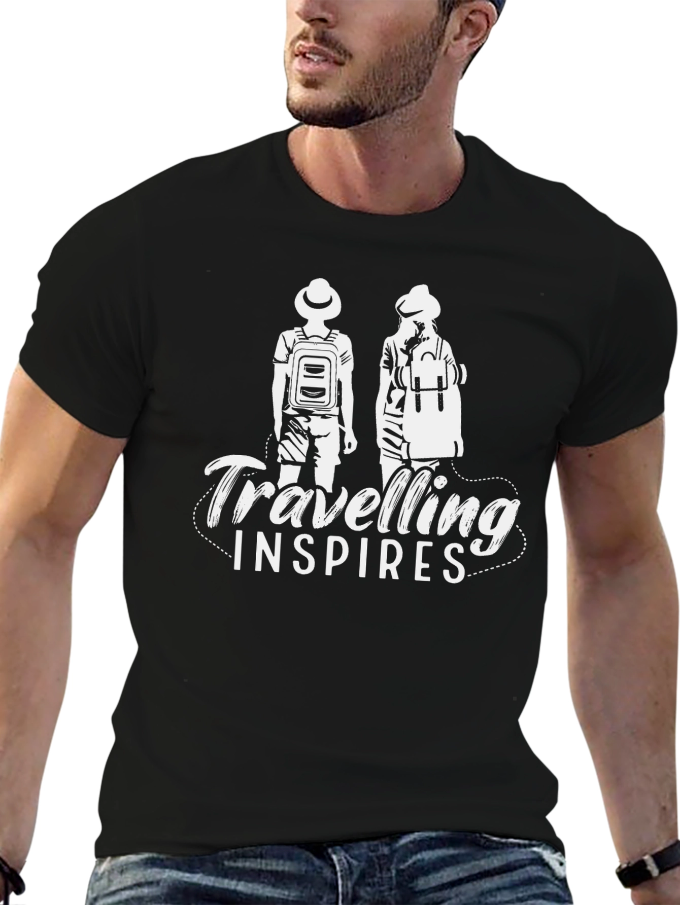 Traveling Inspires Graphic T-Shirt