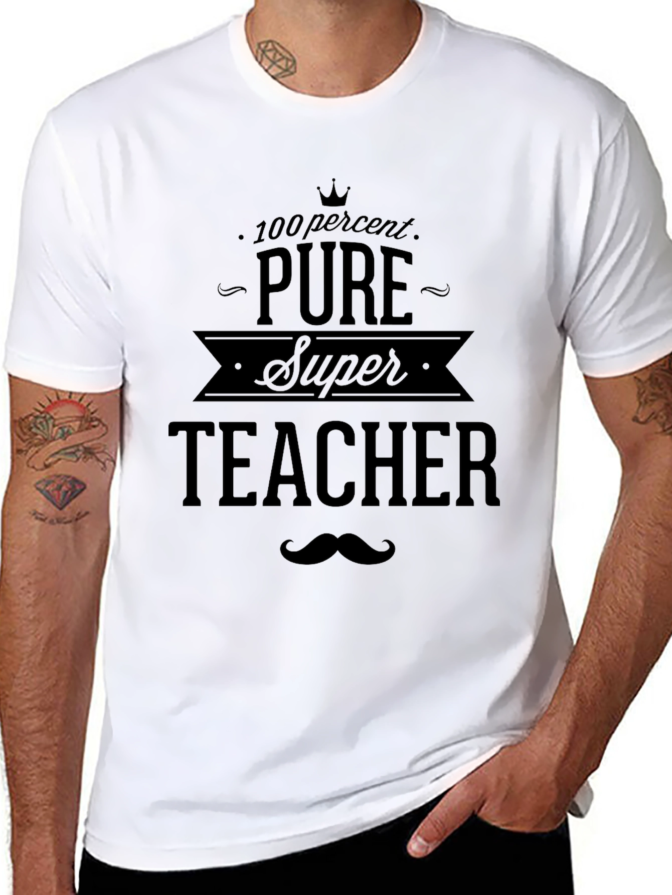 Super Teacher Black T-Shirt