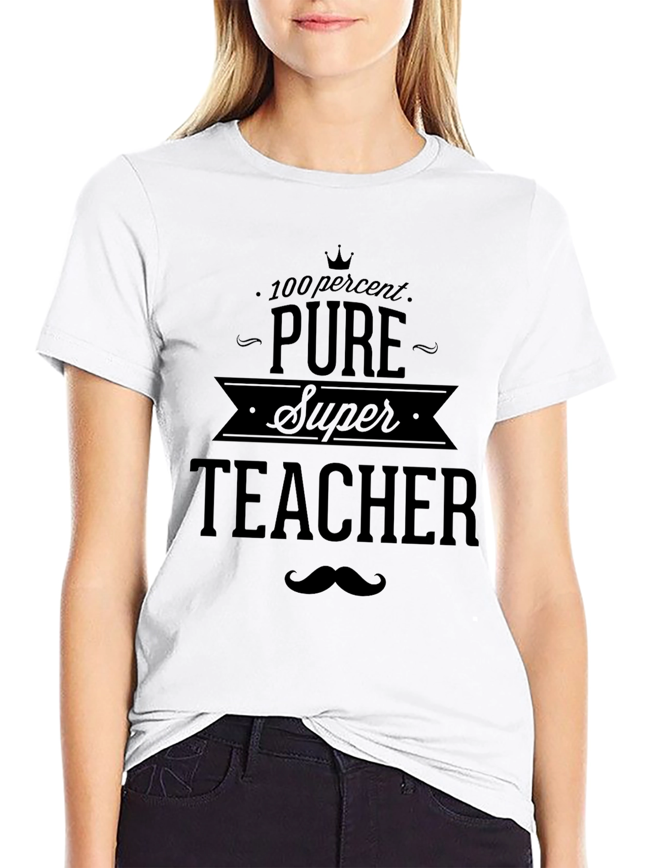Super Teacher Black T-Shirt