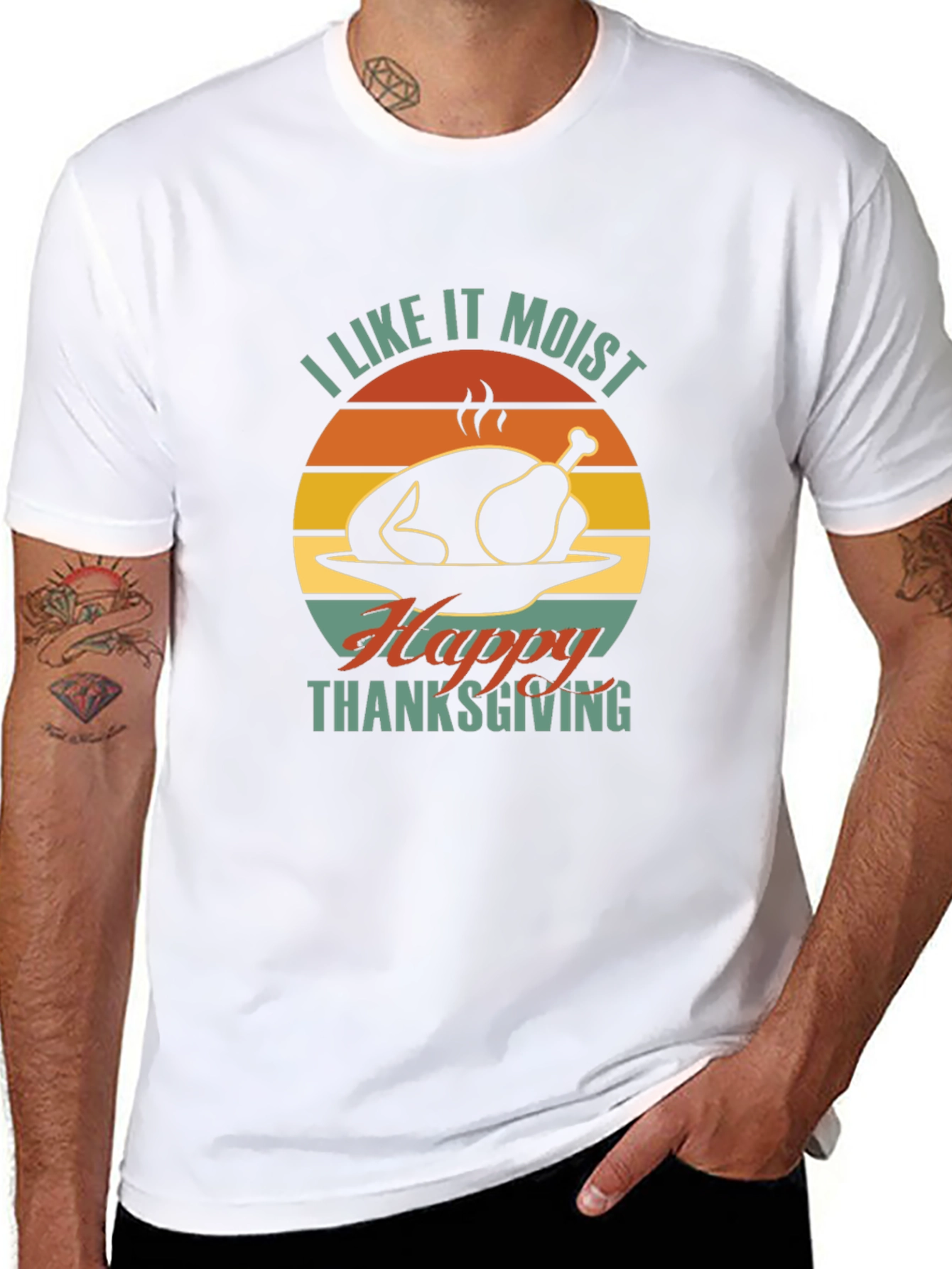 I Like It Moist Thanksgiving Graphic Tee