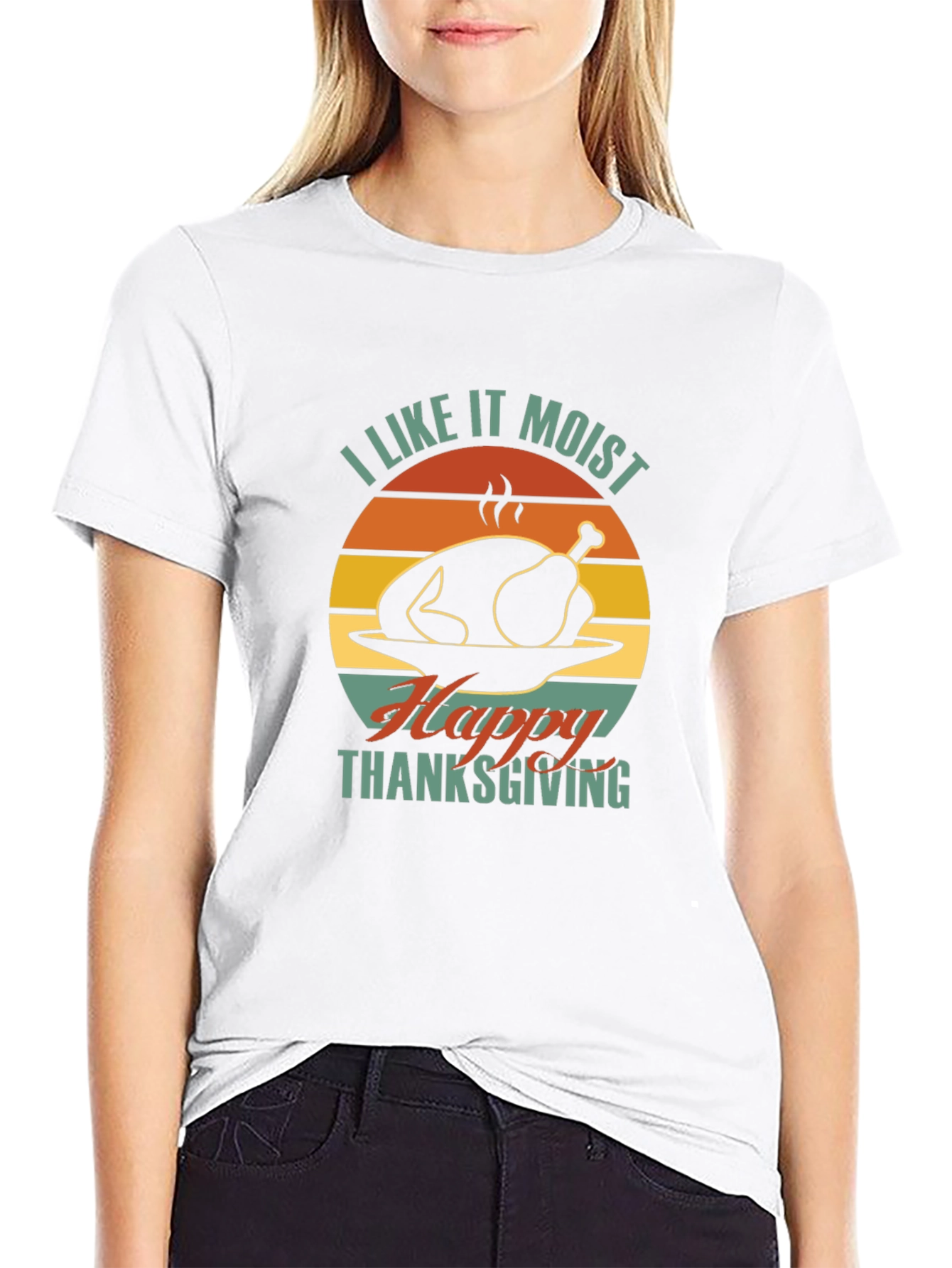 I Like It Moist Thanksgiving Graphic Tee
