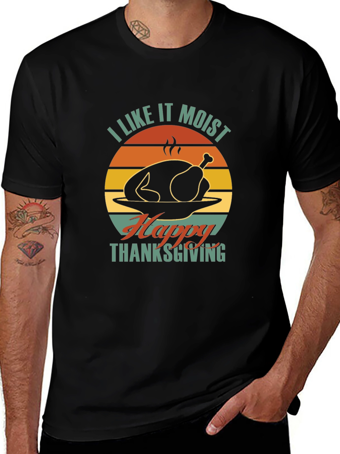 I Like It Moist Thanksgiving Graphic Tee