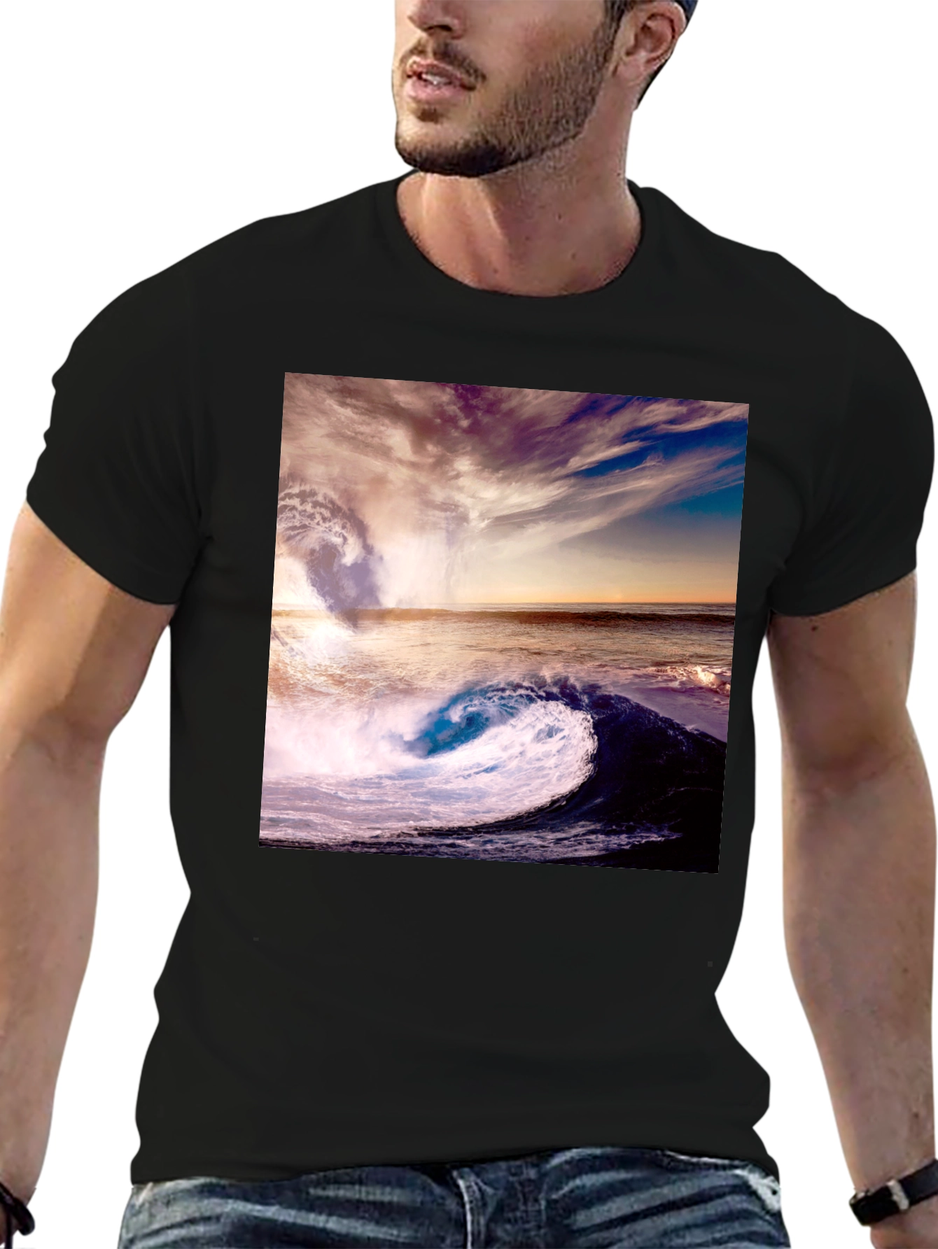 Ocean Wave Graphic T-Shirt