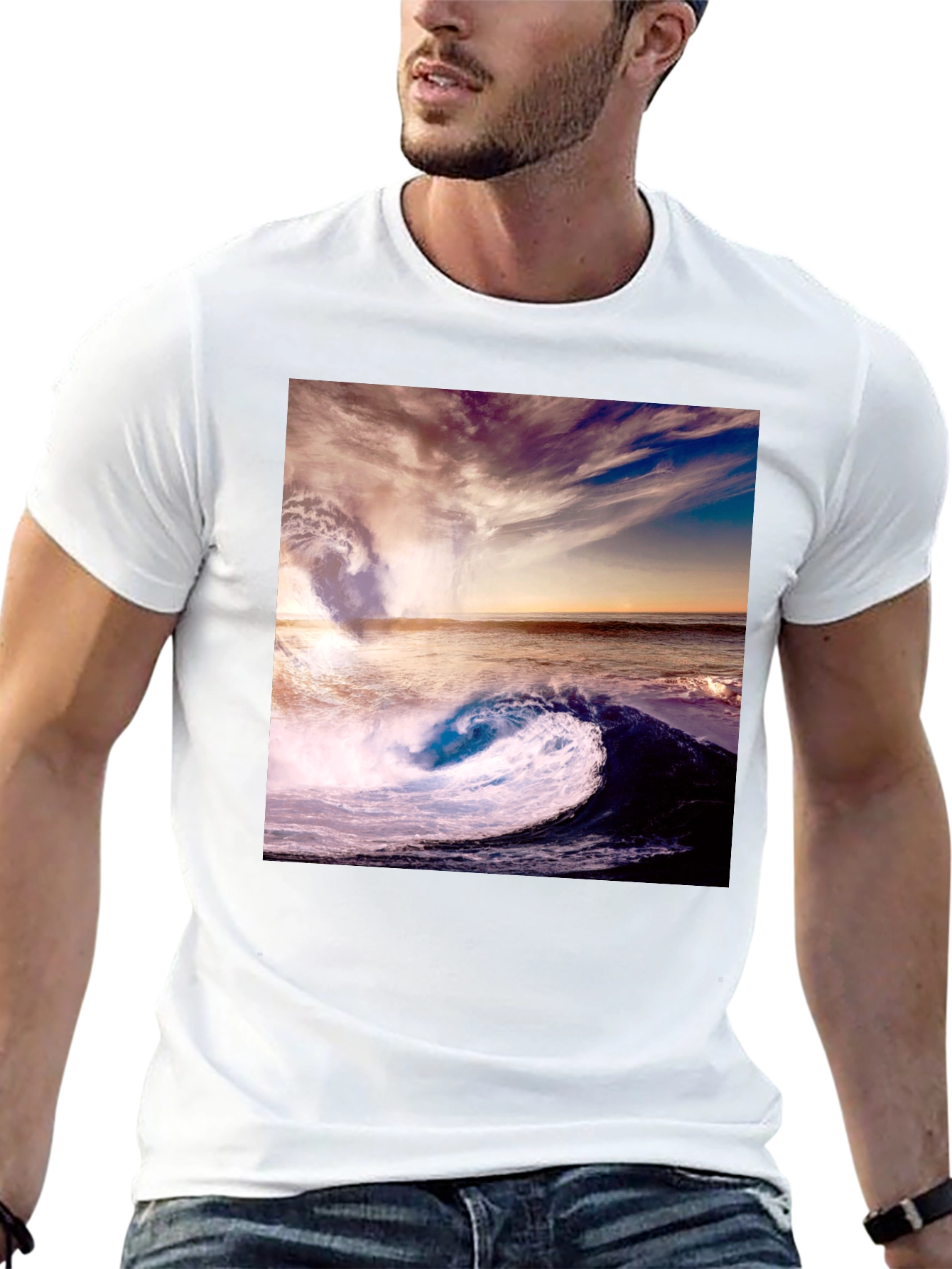 Ocean Wave Graphic T-Shirt