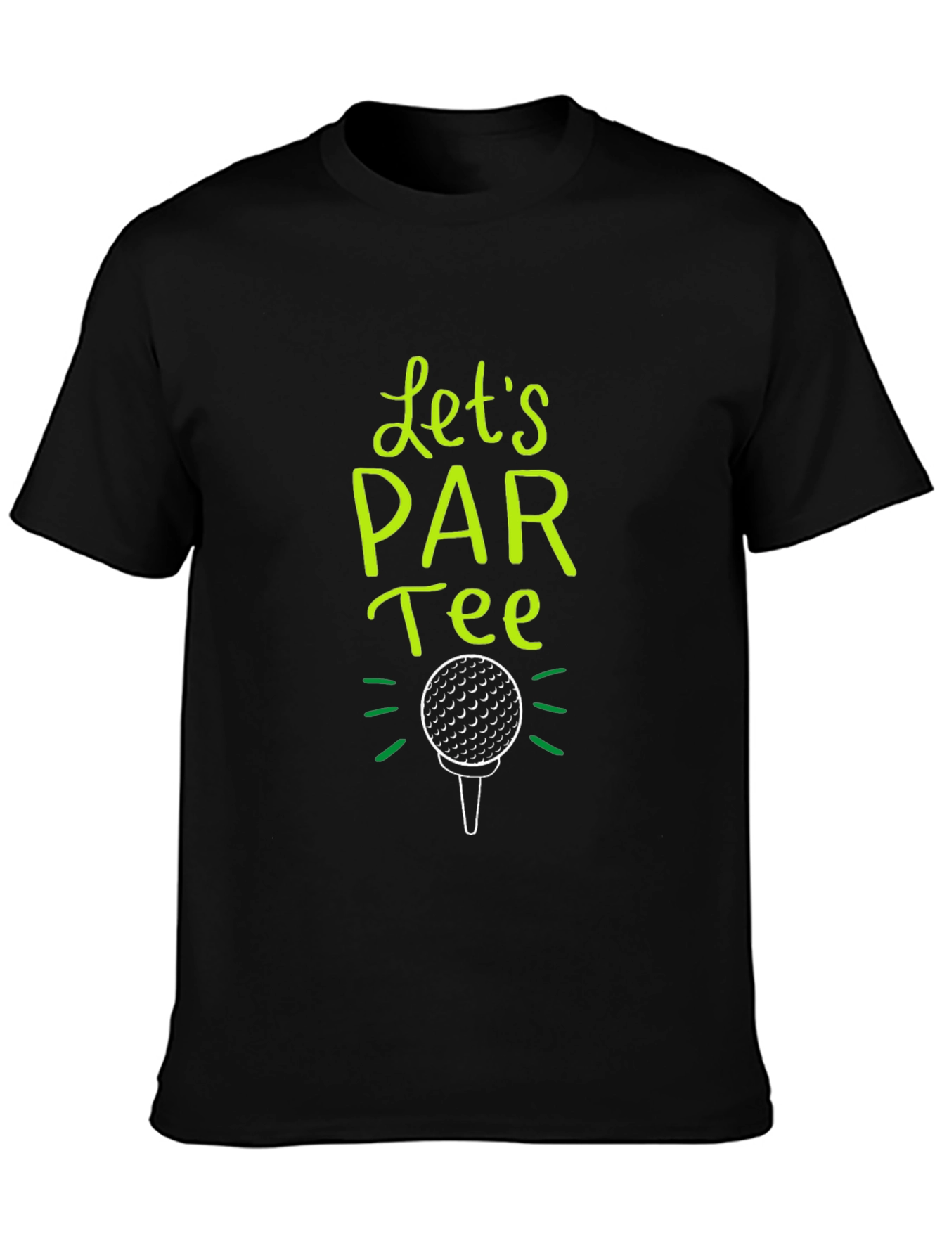 Lets PAR Tee Golf T-Shirt - Black