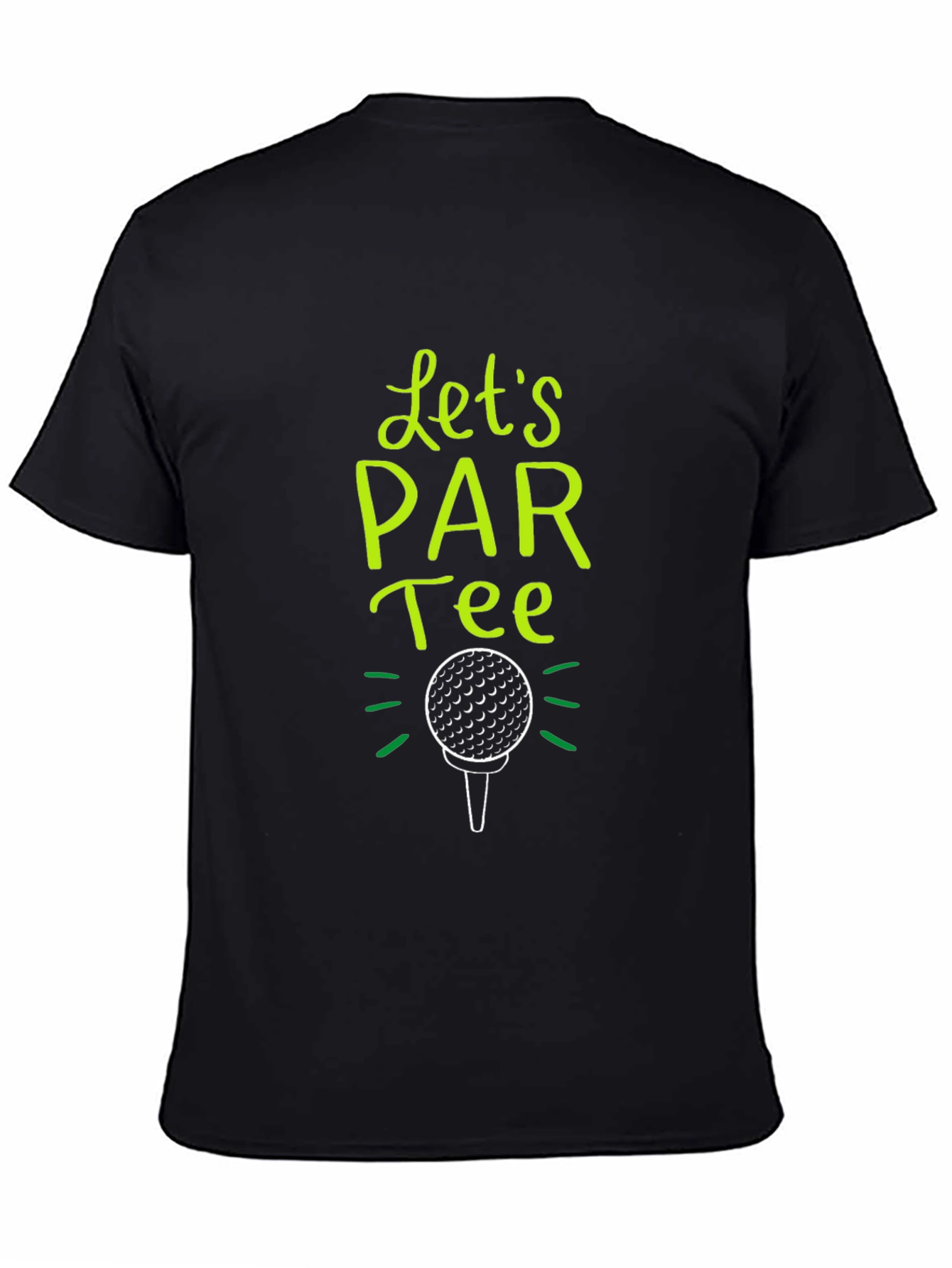 Lets PAR Tee Golf T-Shirt - Black