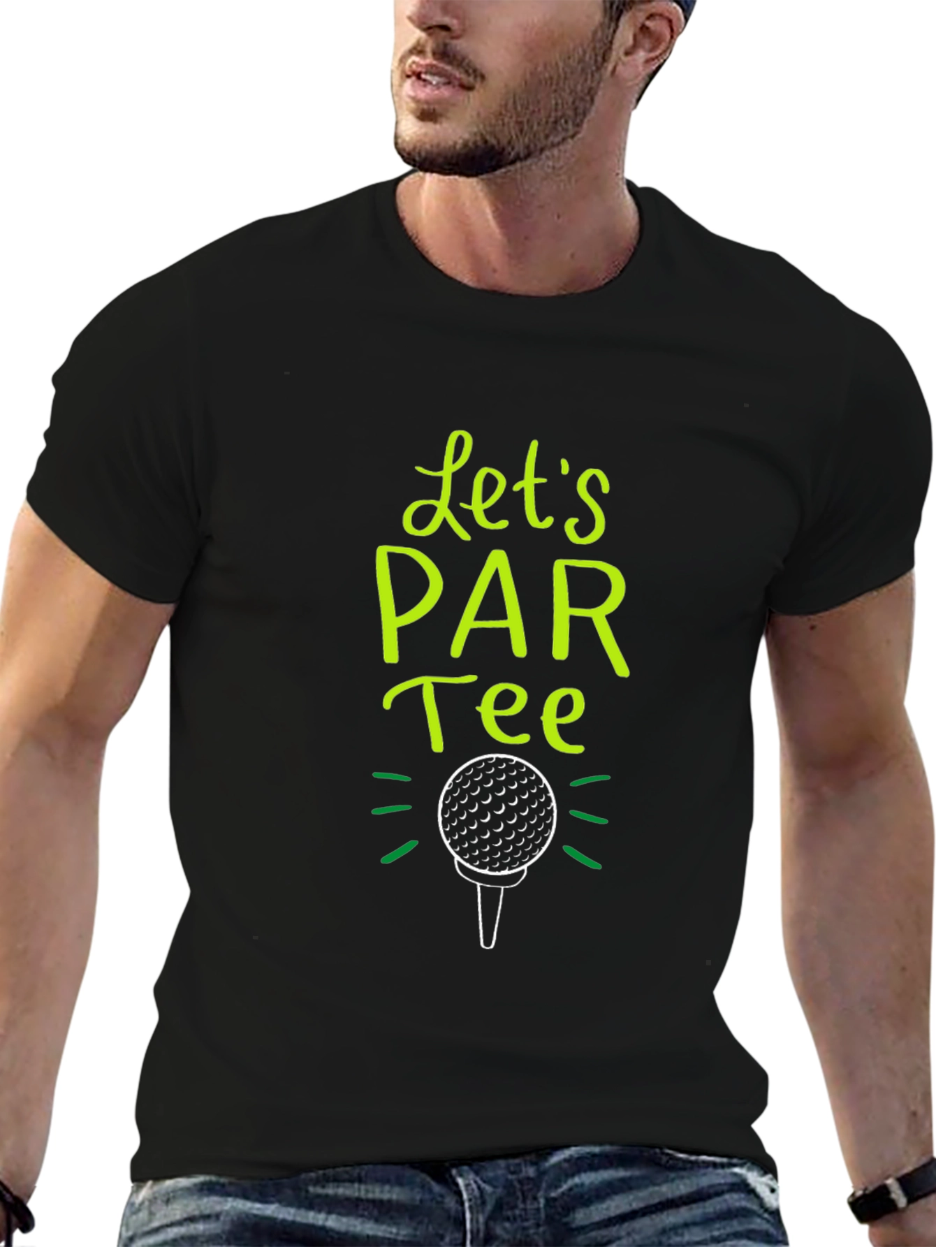 Lets PAR Tee Golf T-Shirt - Black