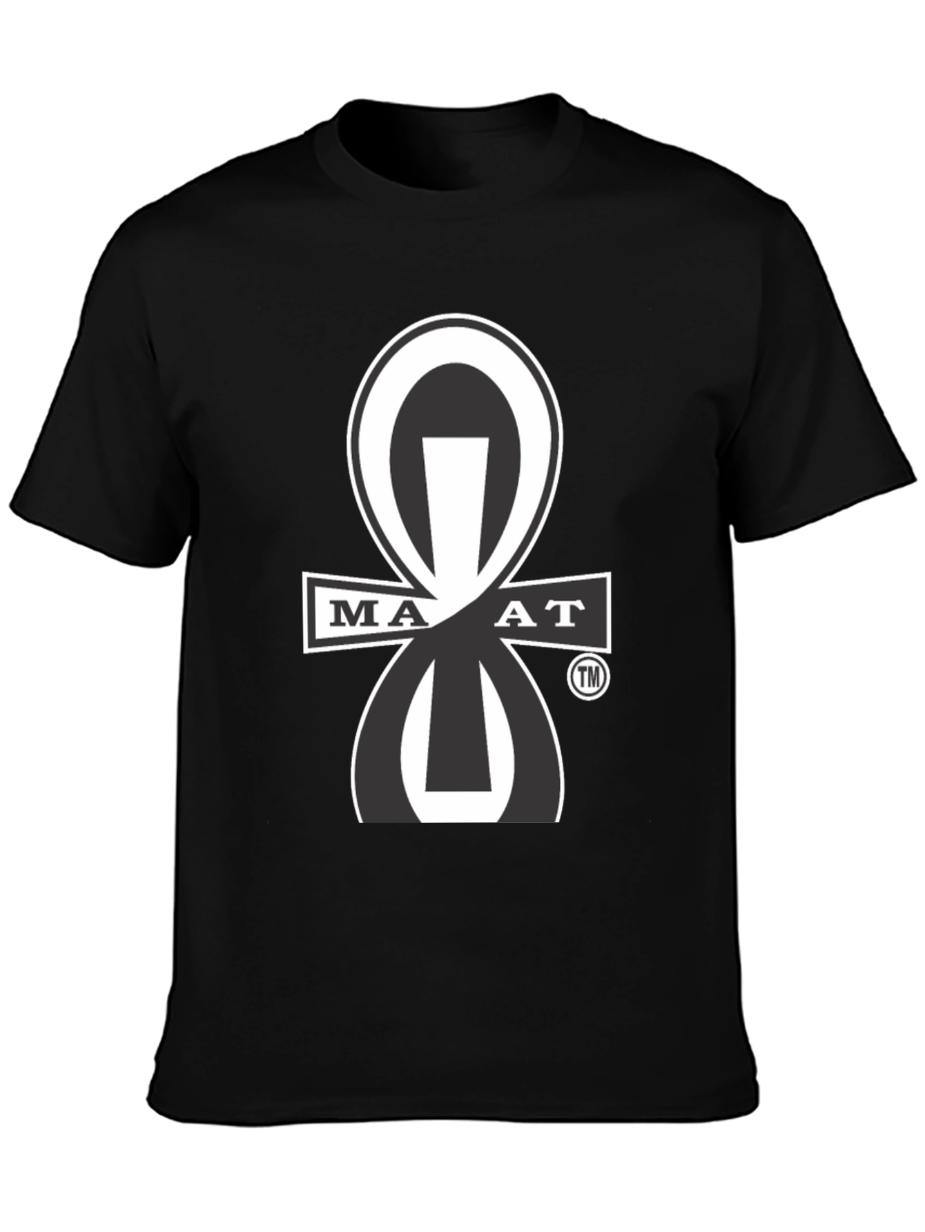 Maat Symbol Graphic T-Shirt - Black