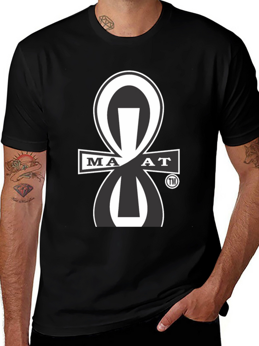 Maat Symbol Graphic T-Shirt - Black