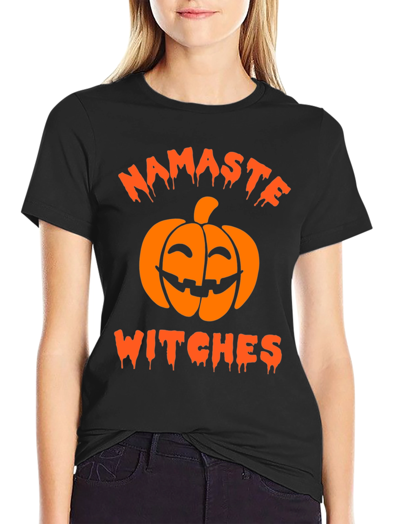 Namaste Witches Halloween T-Shirt