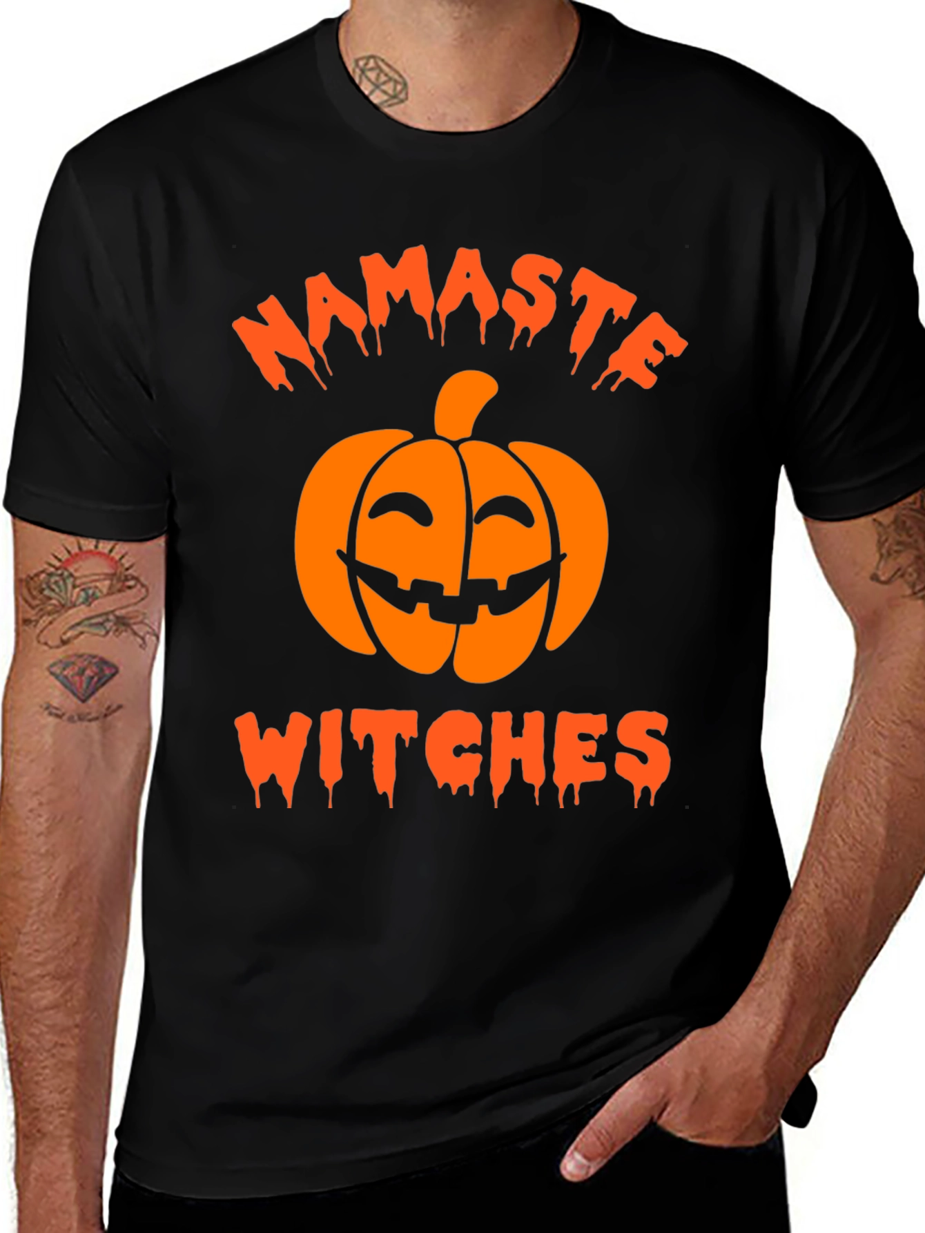 Namaste Witches Halloween T-Shirt