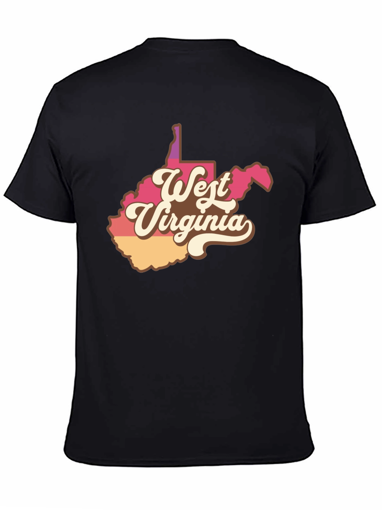 Retro West Virginia State T-Shirt