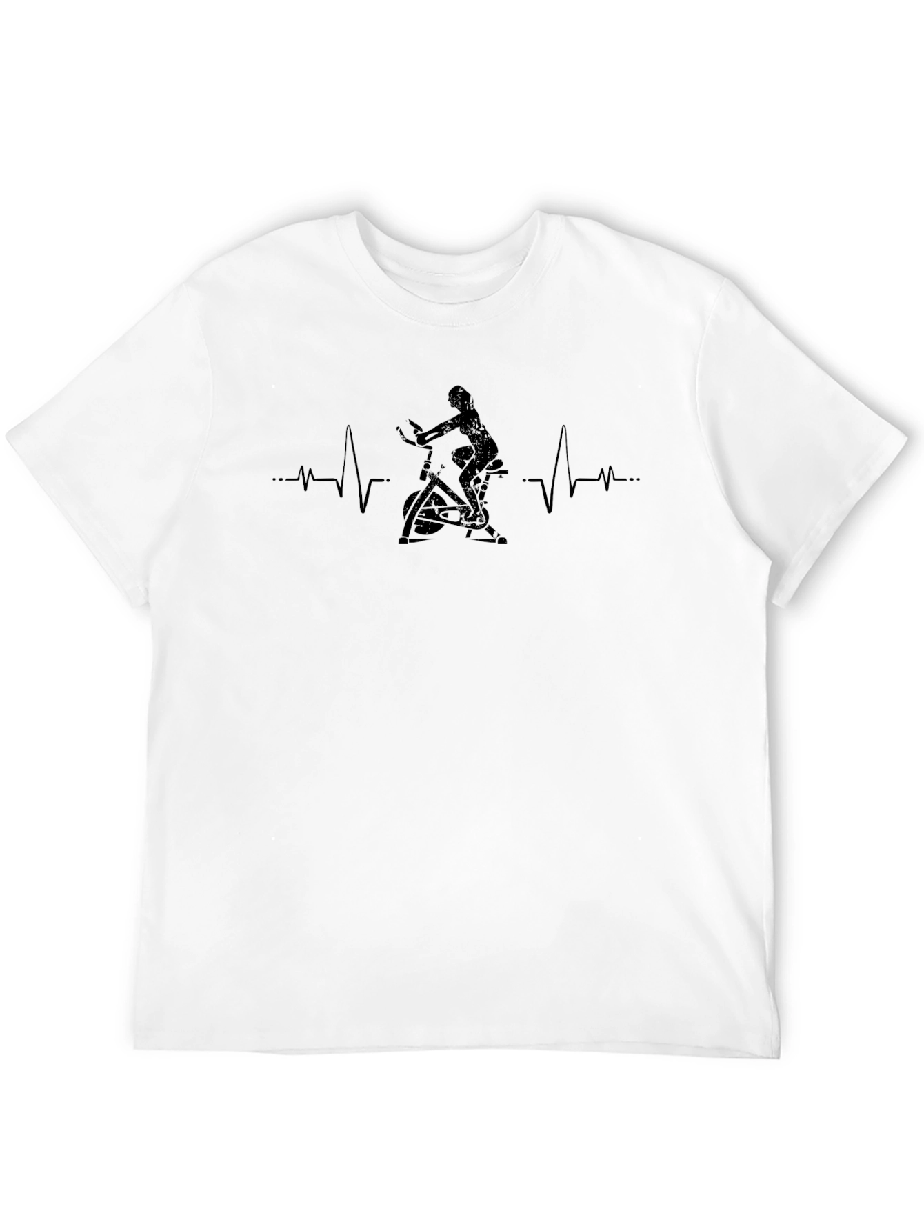 Spin Class Heartbeat Graphic Tee - Fitness Apparel