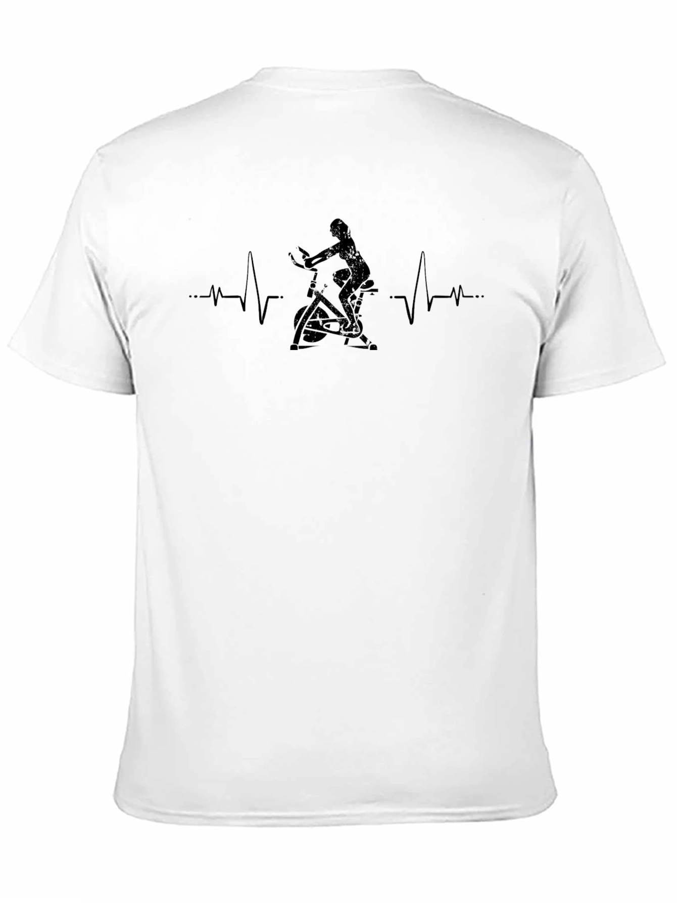 Spin Class Heartbeat Graphic Tee - Fitness Apparel