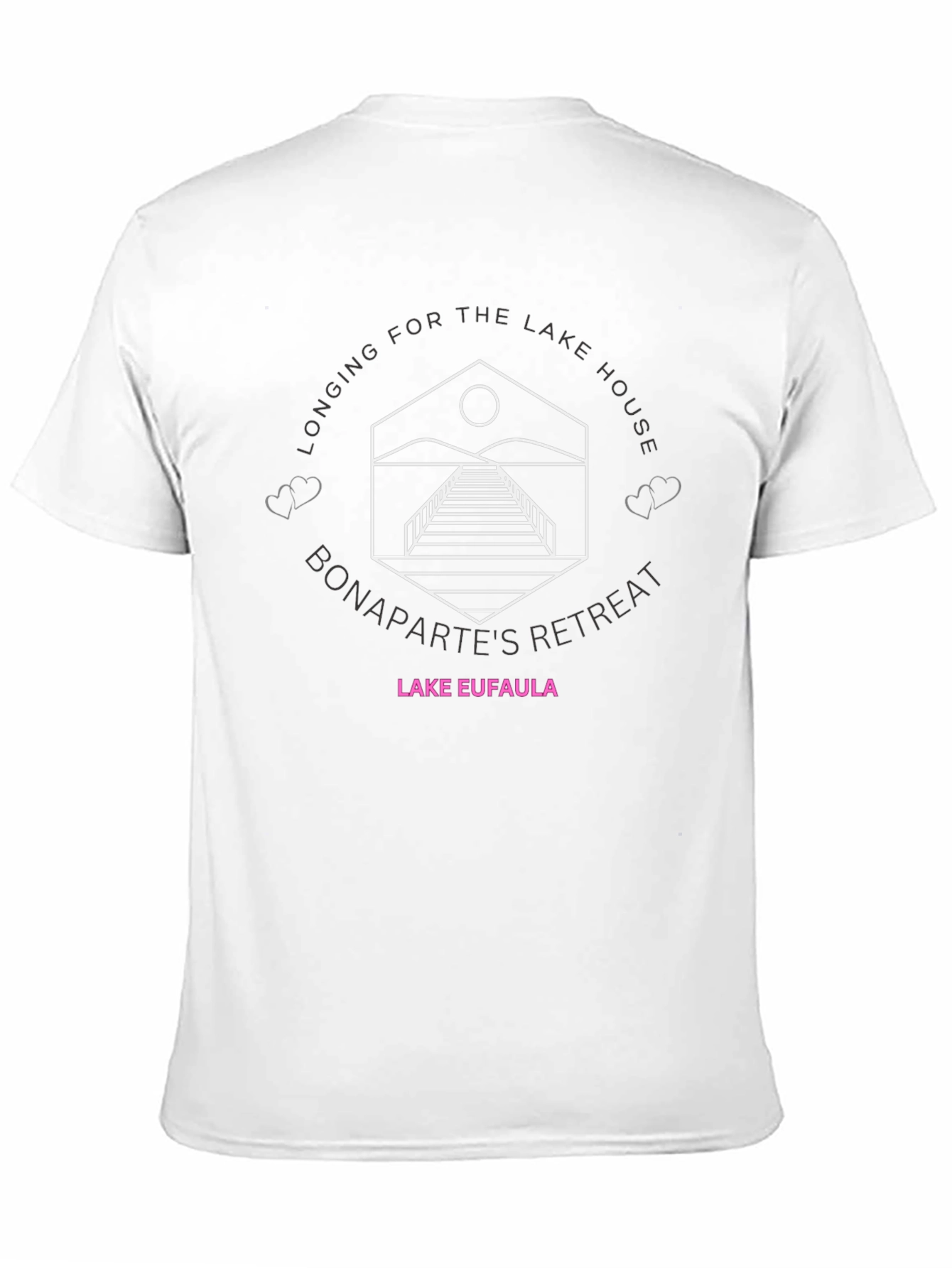 Lake Eufaula Bonapartes Retreat Black T-Shirt